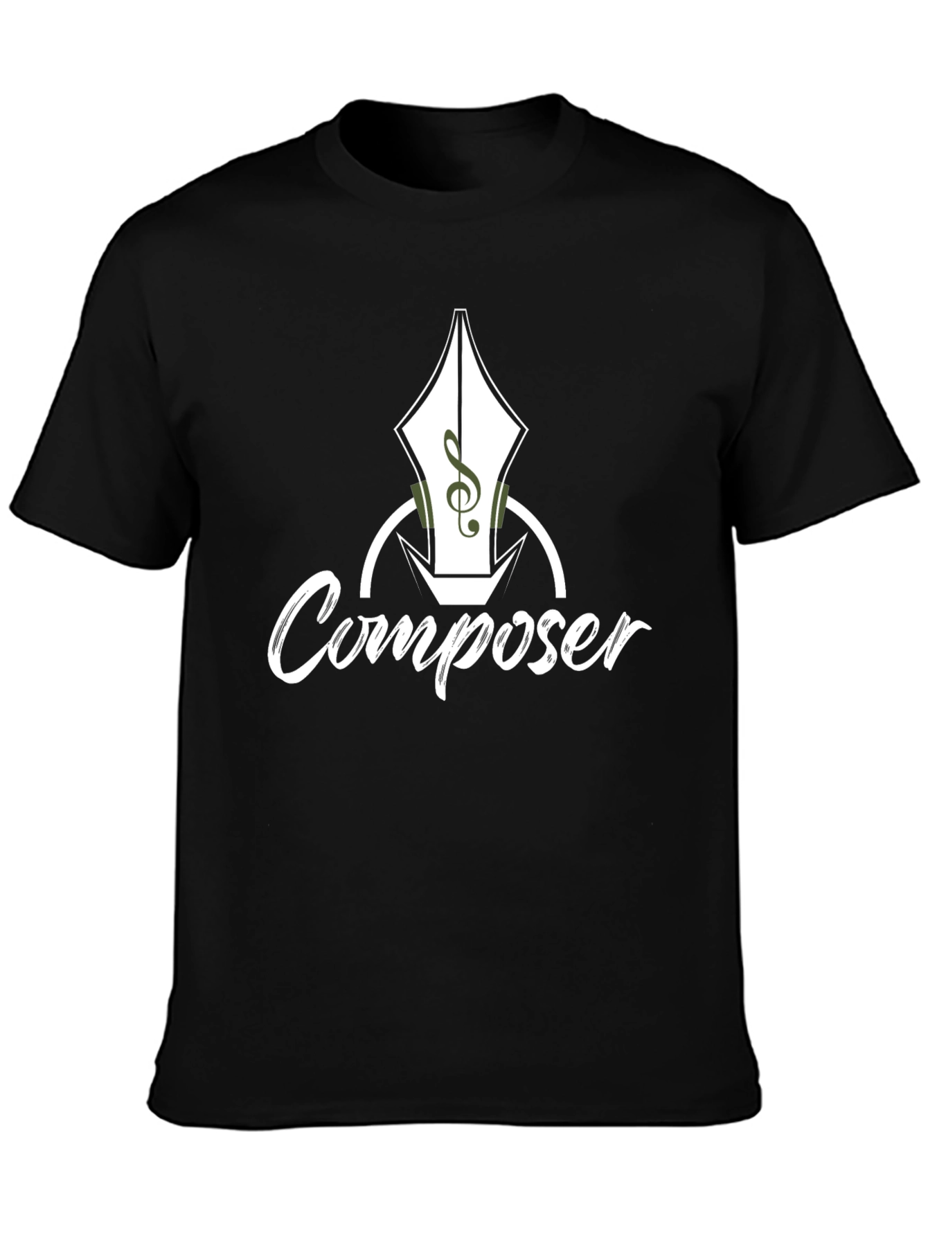 Composer T-Shirt - Music Pen Design
