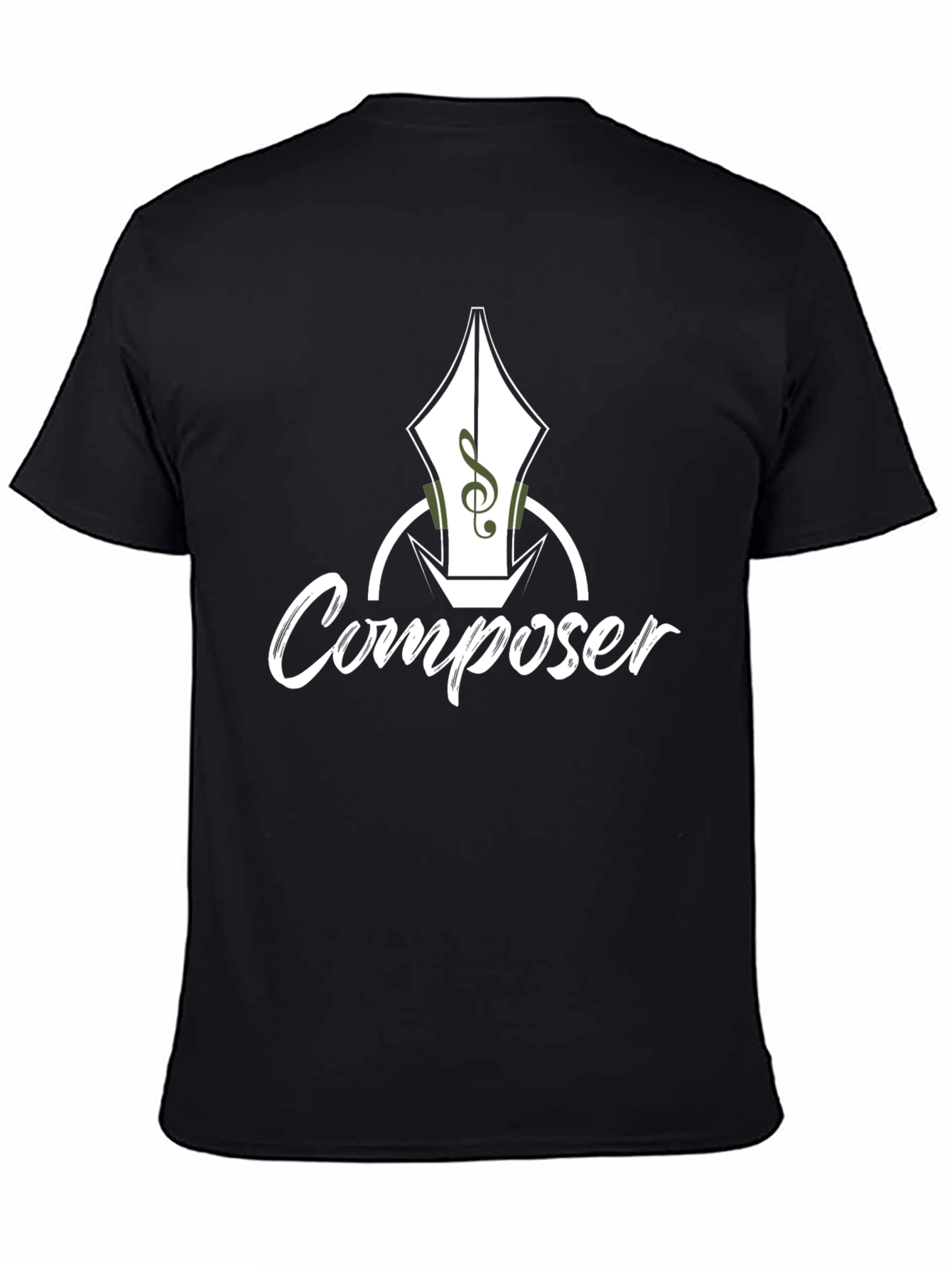 Composer T-Shirt - Music Pen Design
