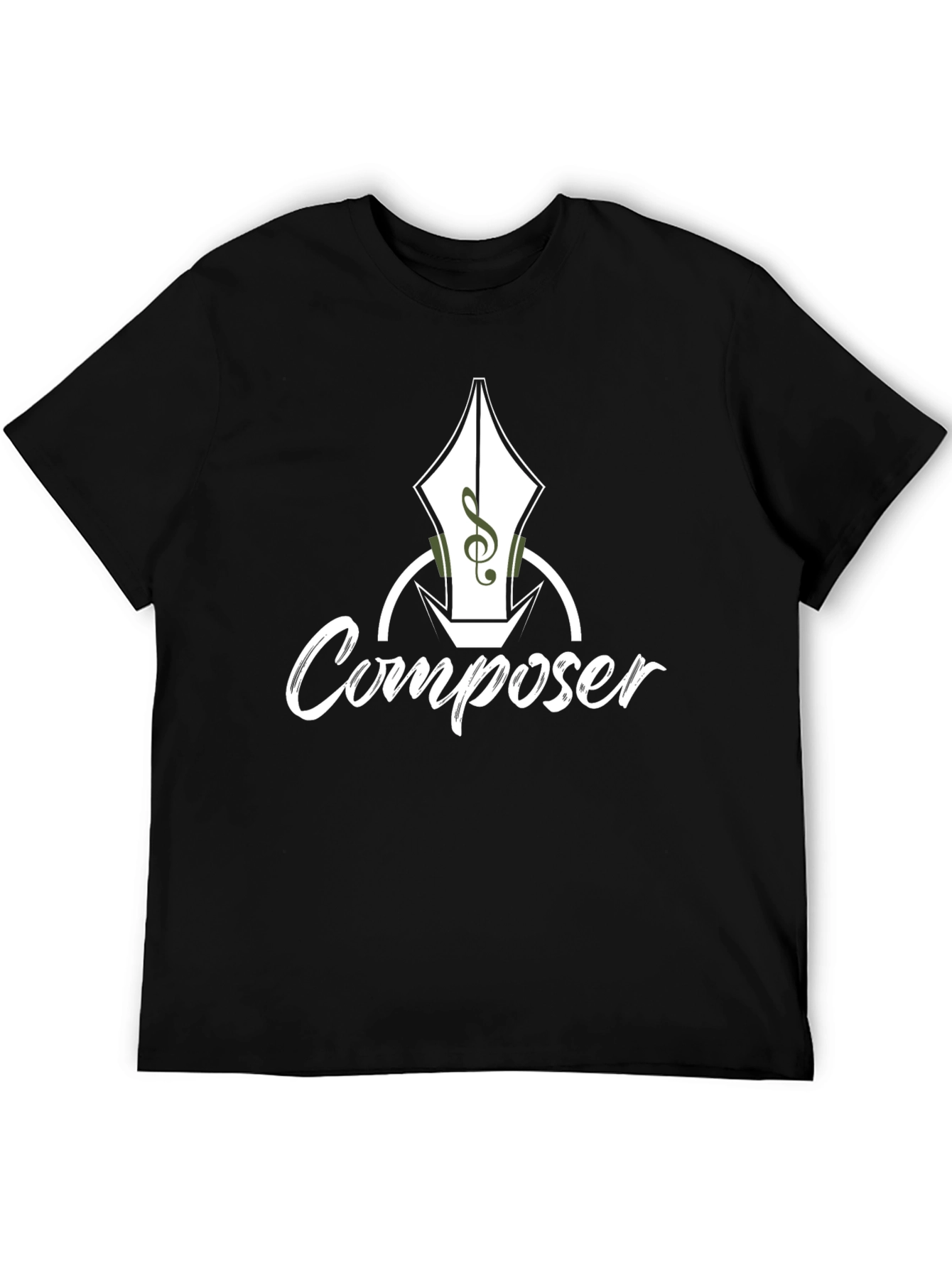 Composer T-Shirt - Music Pen Design