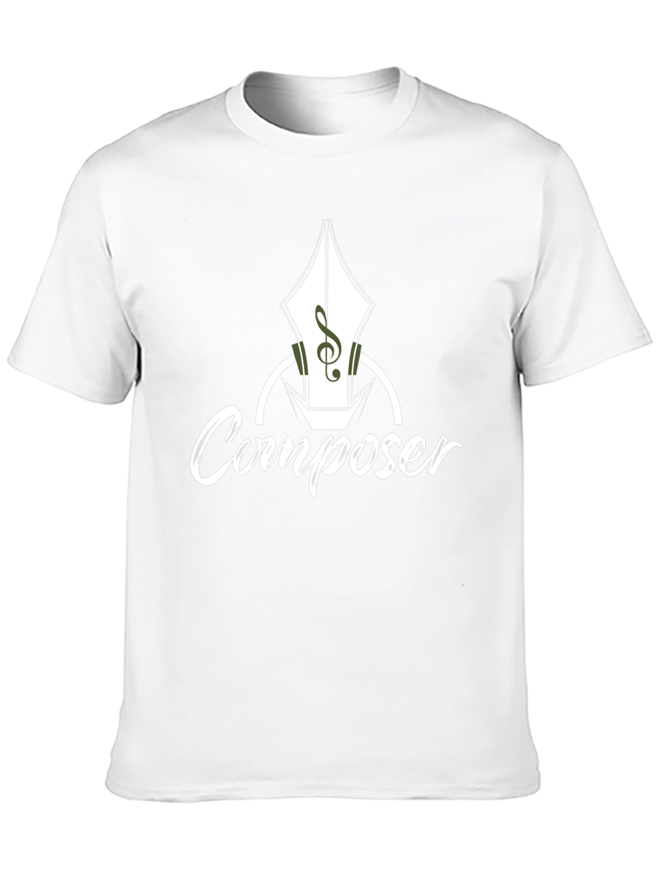 Composer T-Shirt - Music Pen Design