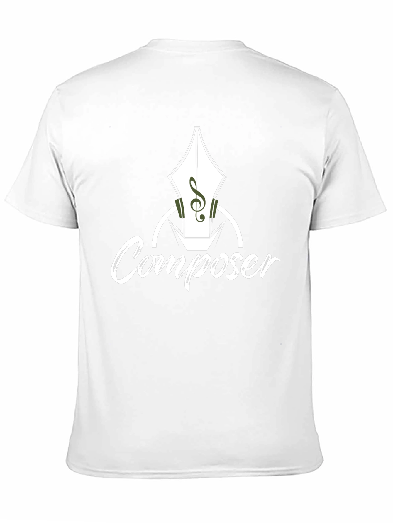 Composer T-Shirt - Music Pen Design