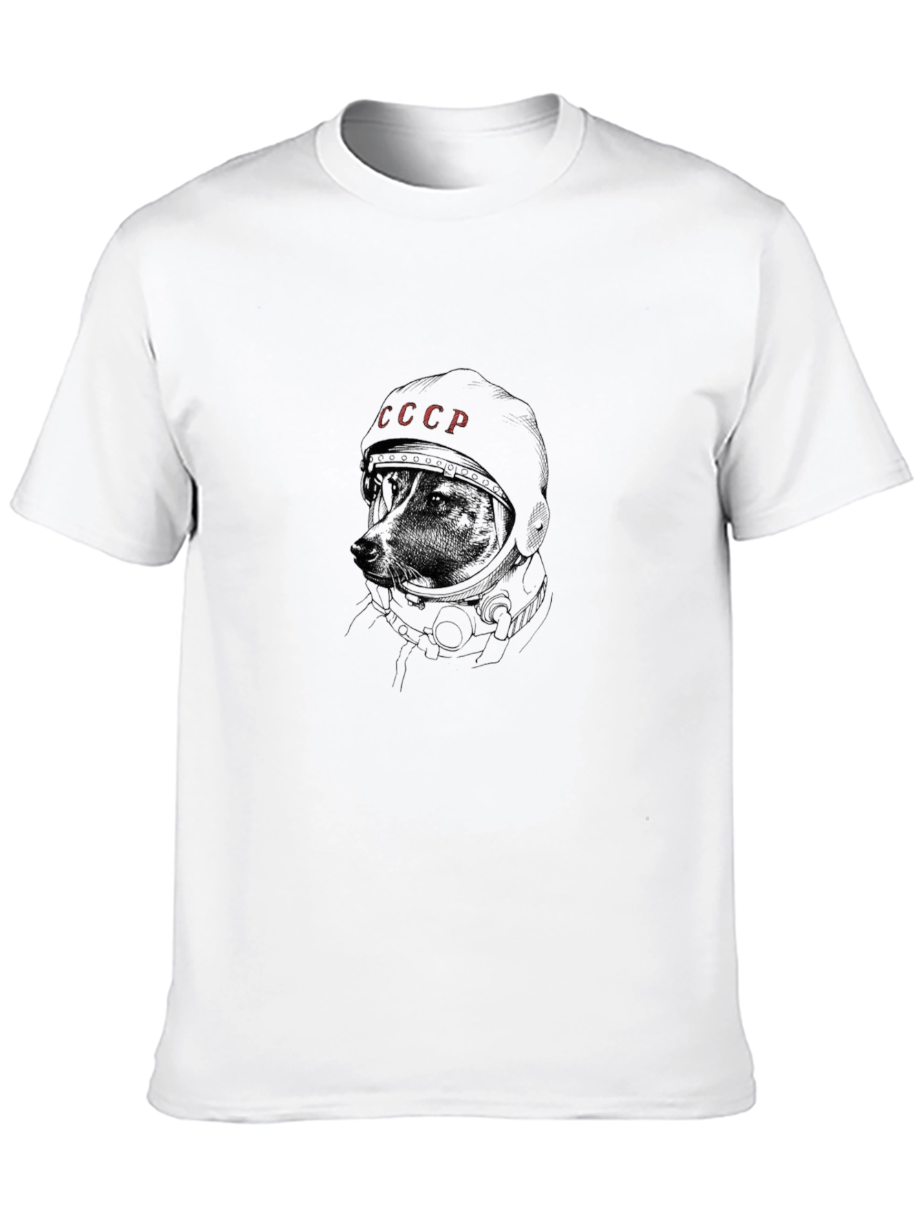 Soviet Space Dog T-Shirt - Laika Cosmonaut