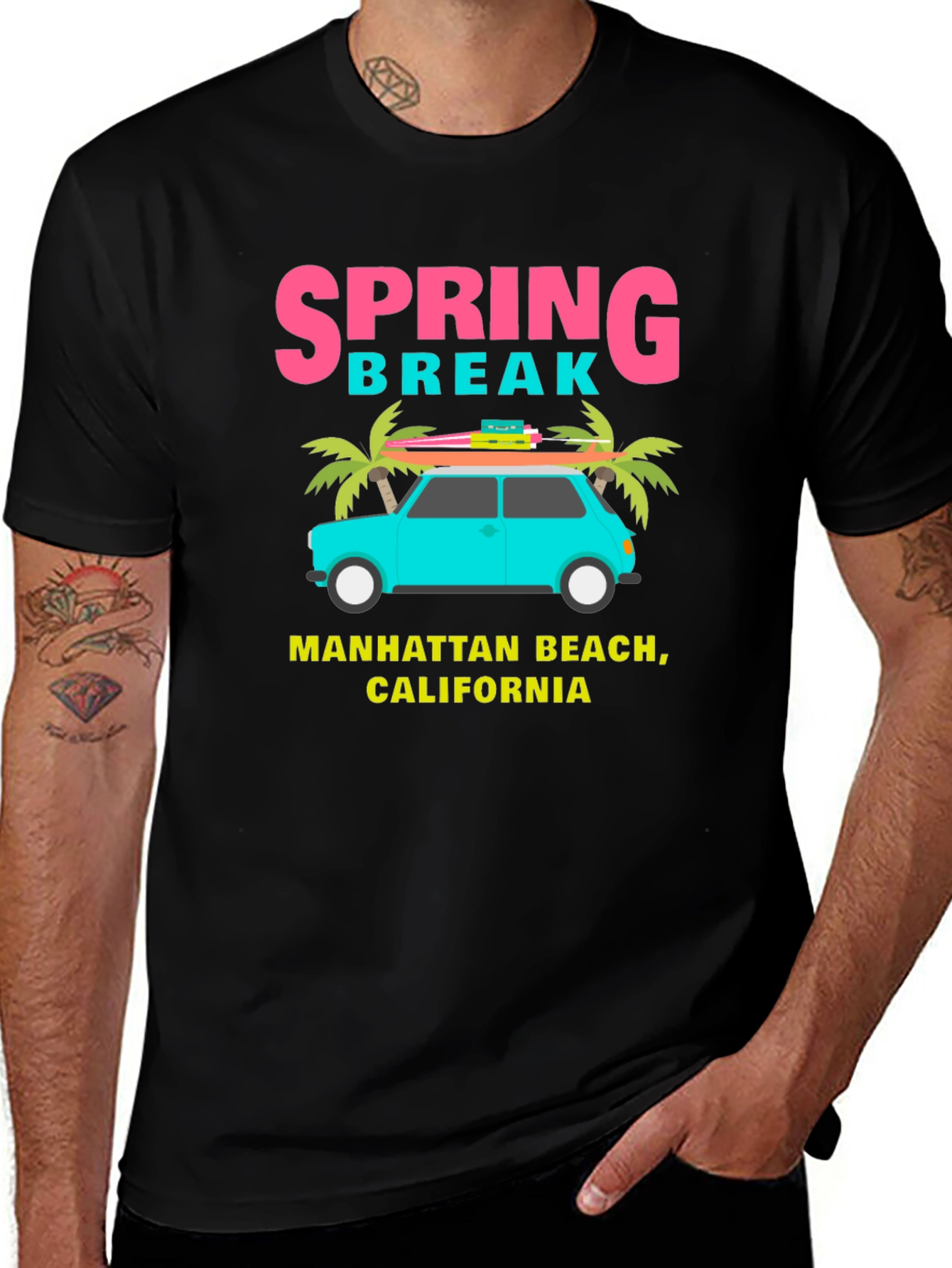 Spring Break Manhattan Beach T-Shirt