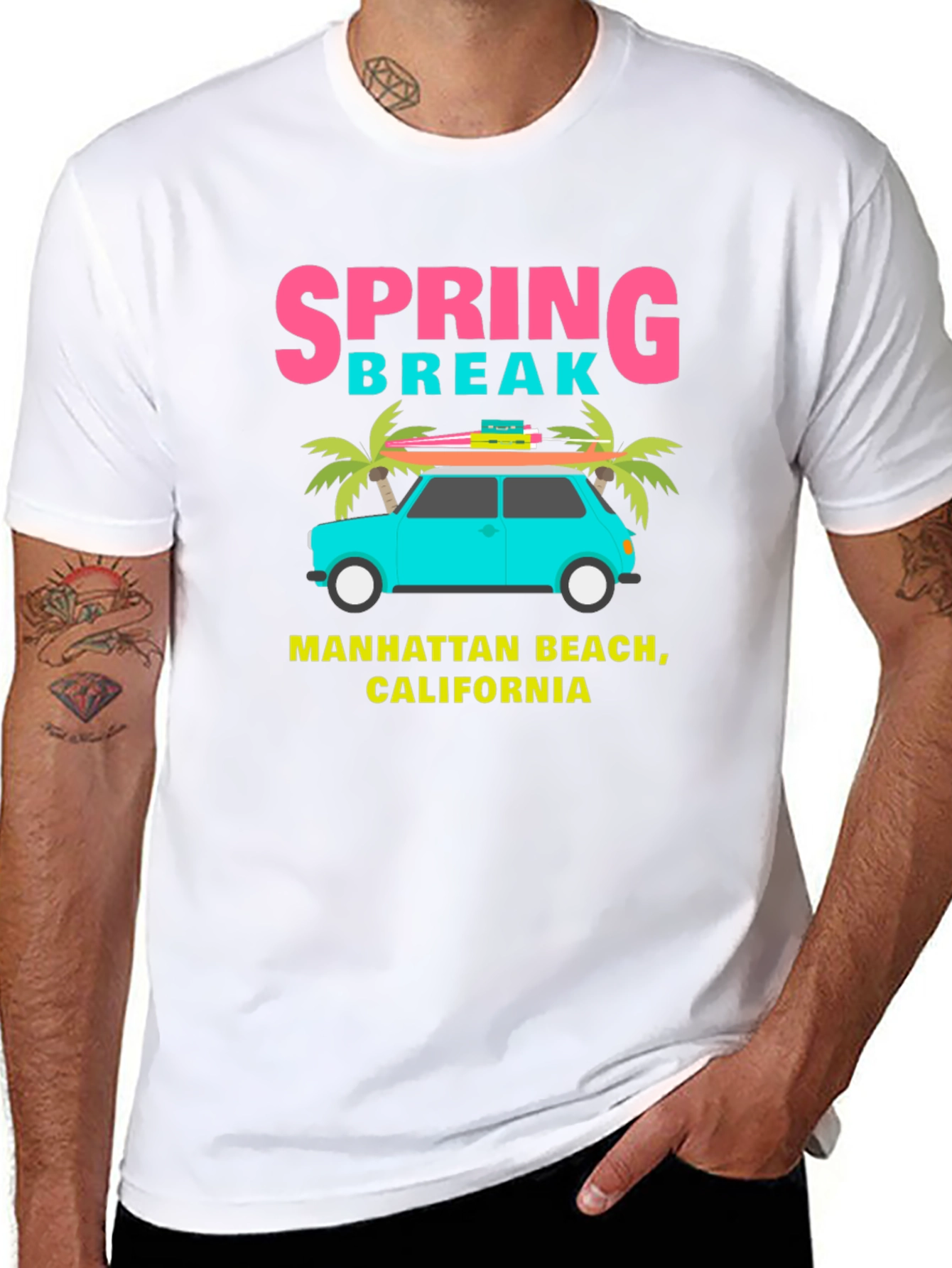 Spring Break Manhattan Beach T-Shirt