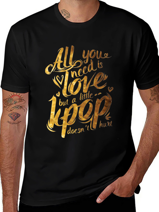 KPOP Love Graphic T-Shirt - Gildan Softstyle