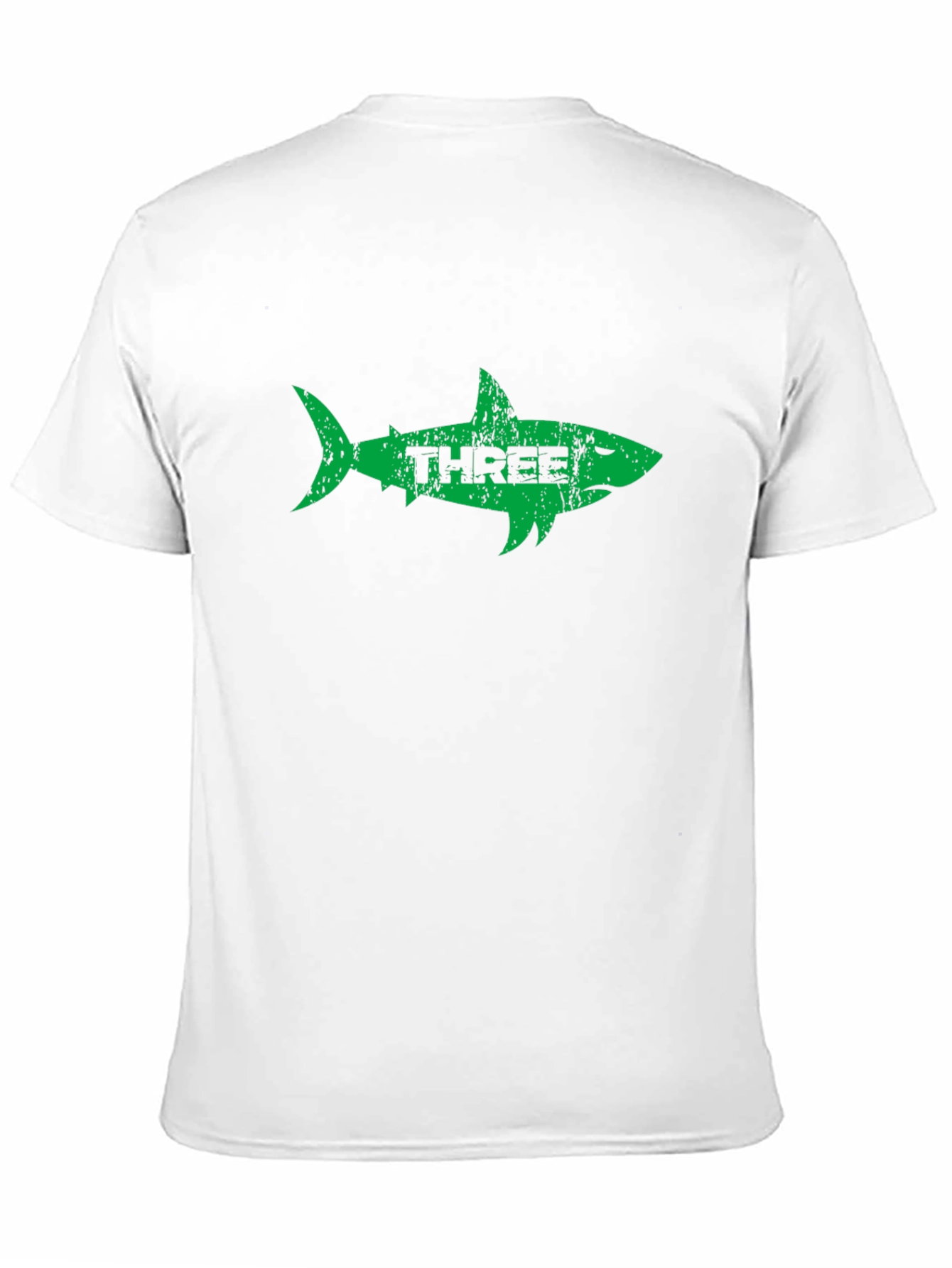 Three Shark Graphic Tee - Stylish Mens Black T-Shirt
