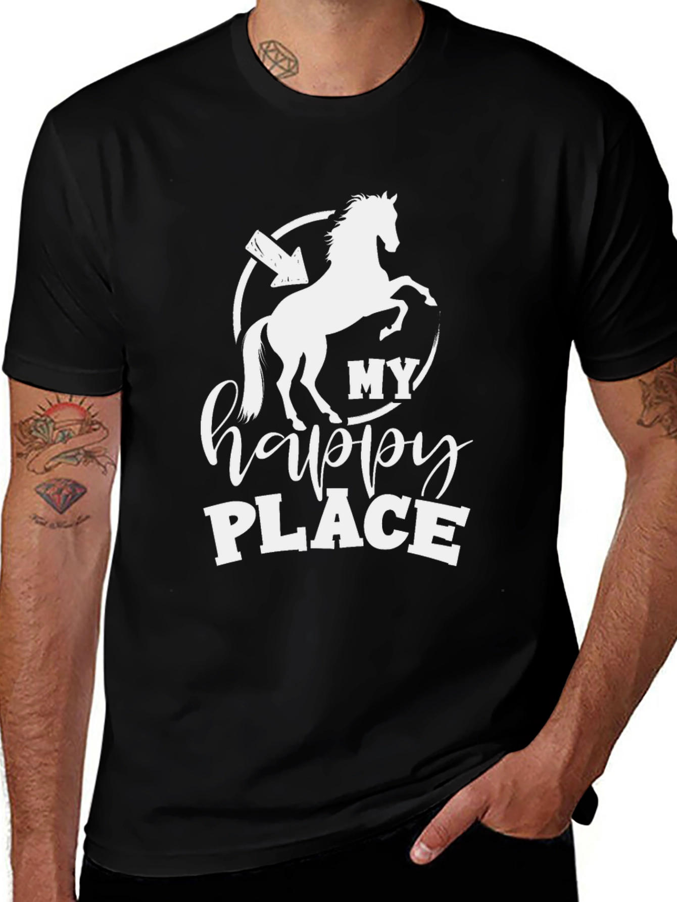 Horse Lover T-Shirt - My Happy Place Tee
