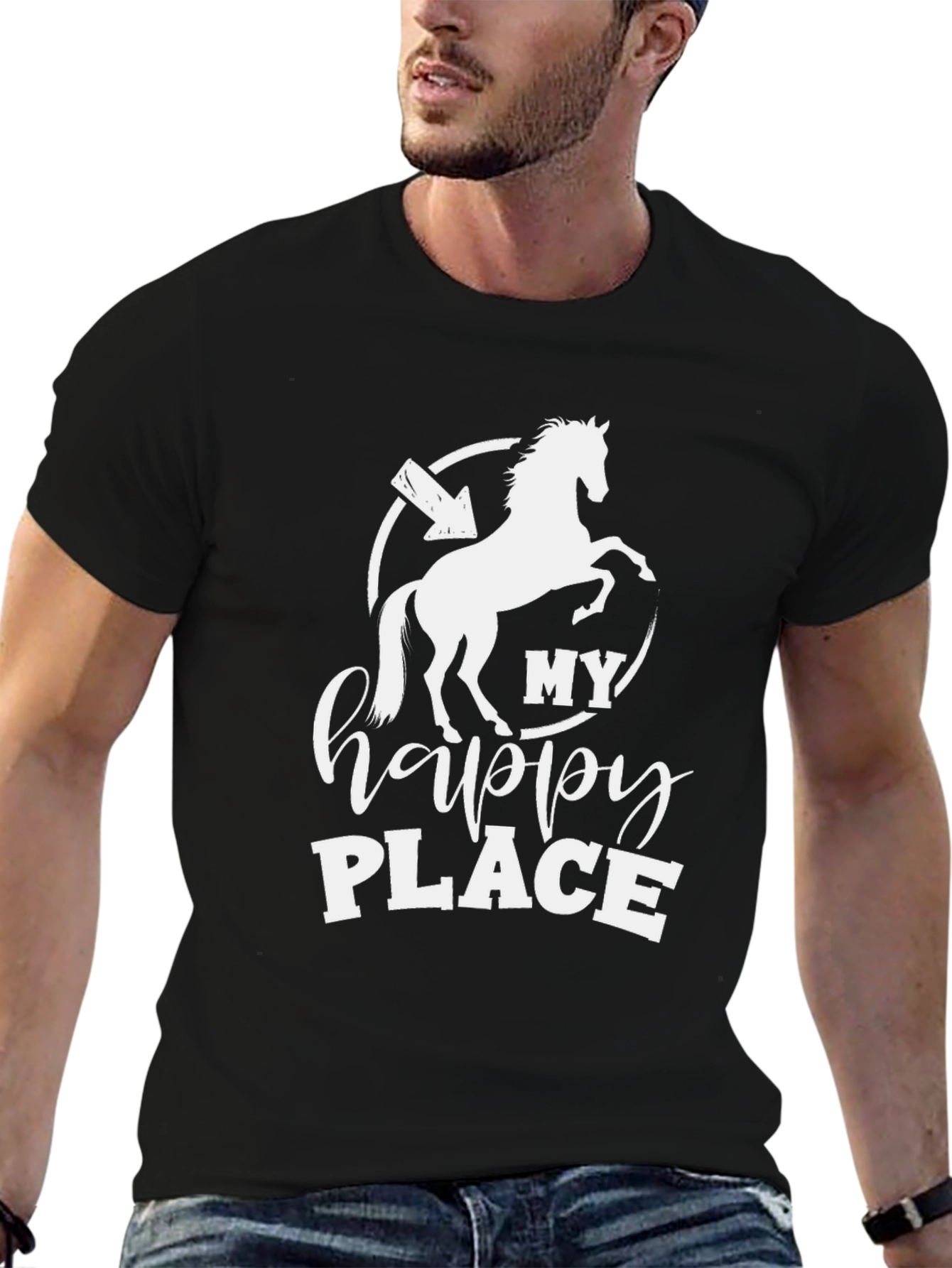 Horse Lover T-Shirt - My Happy Place Tee