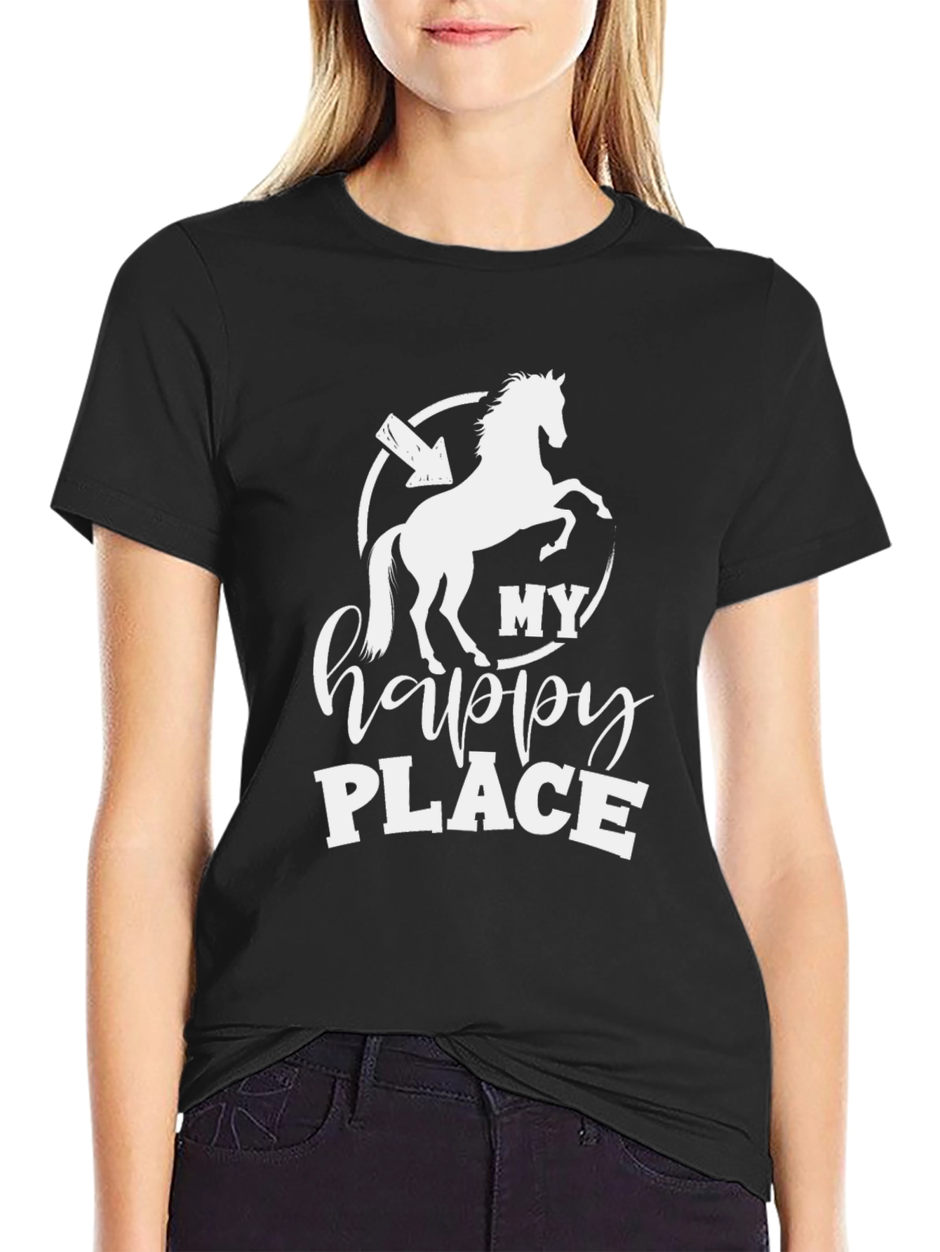 Horse Lover T-Shirt - My Happy Place Tee