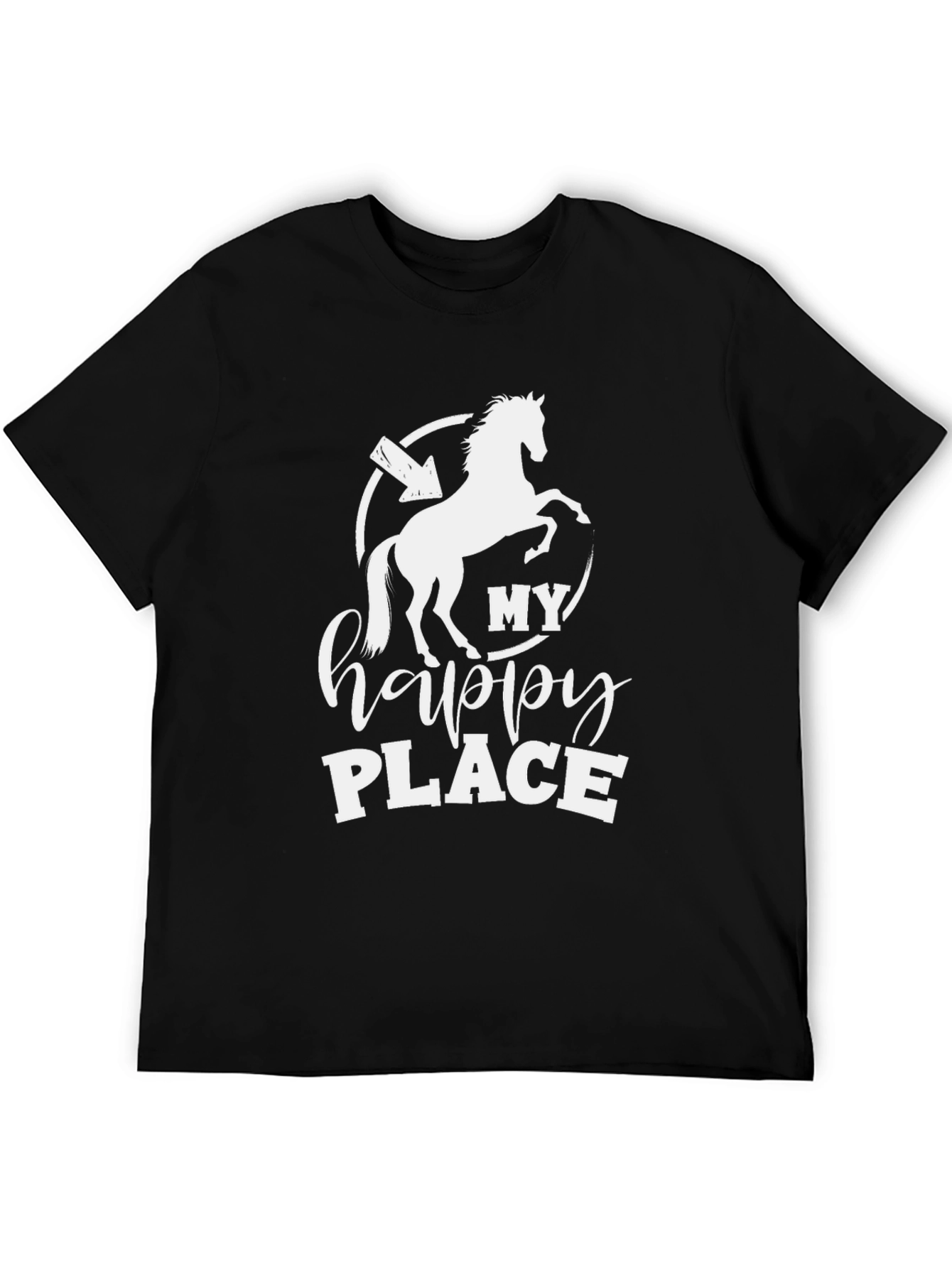 Horse Lover T-Shirt - My Happy Place Tee