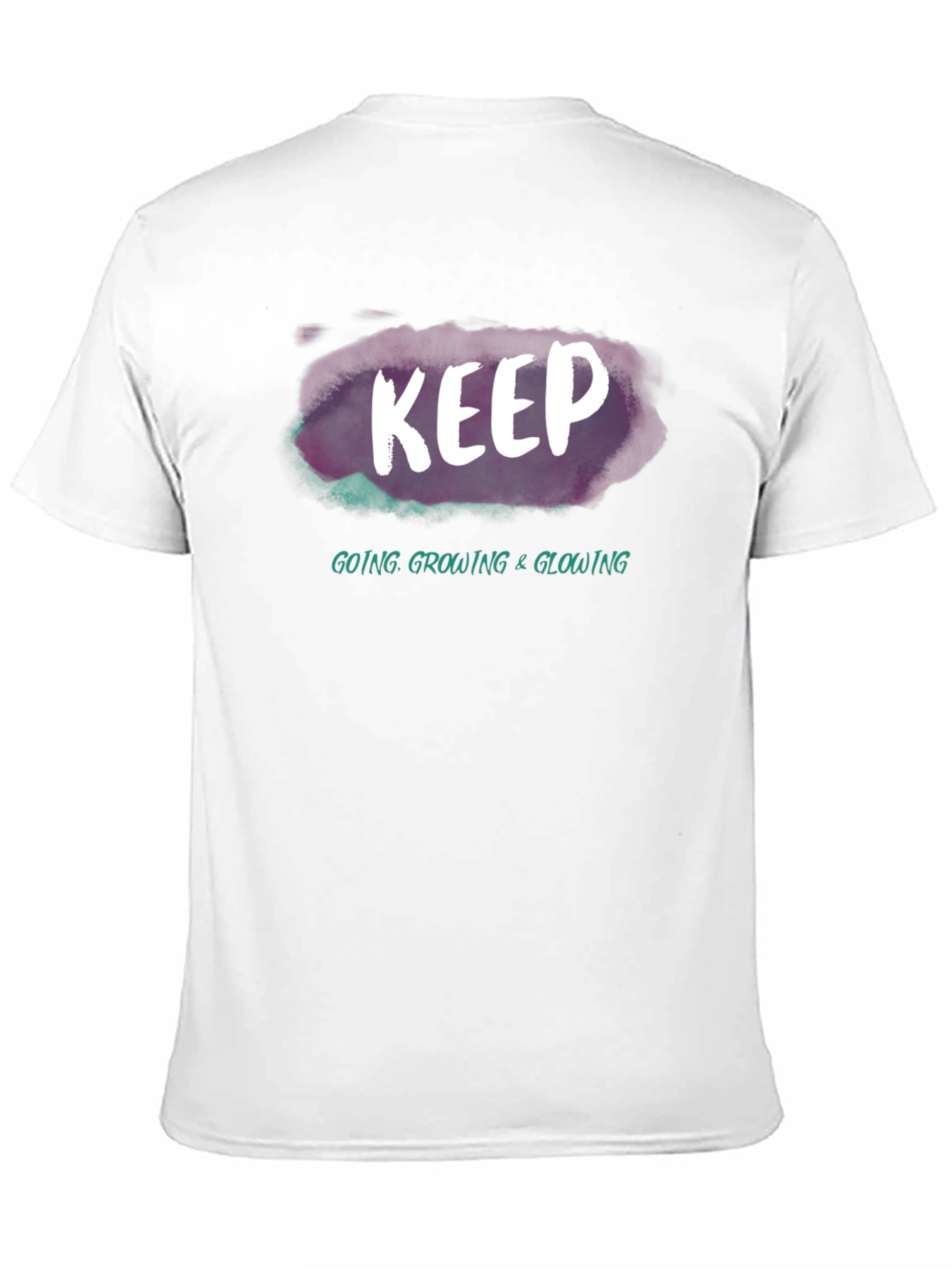 Keep Going Graphic Tee - Motivational Black T-Shirt