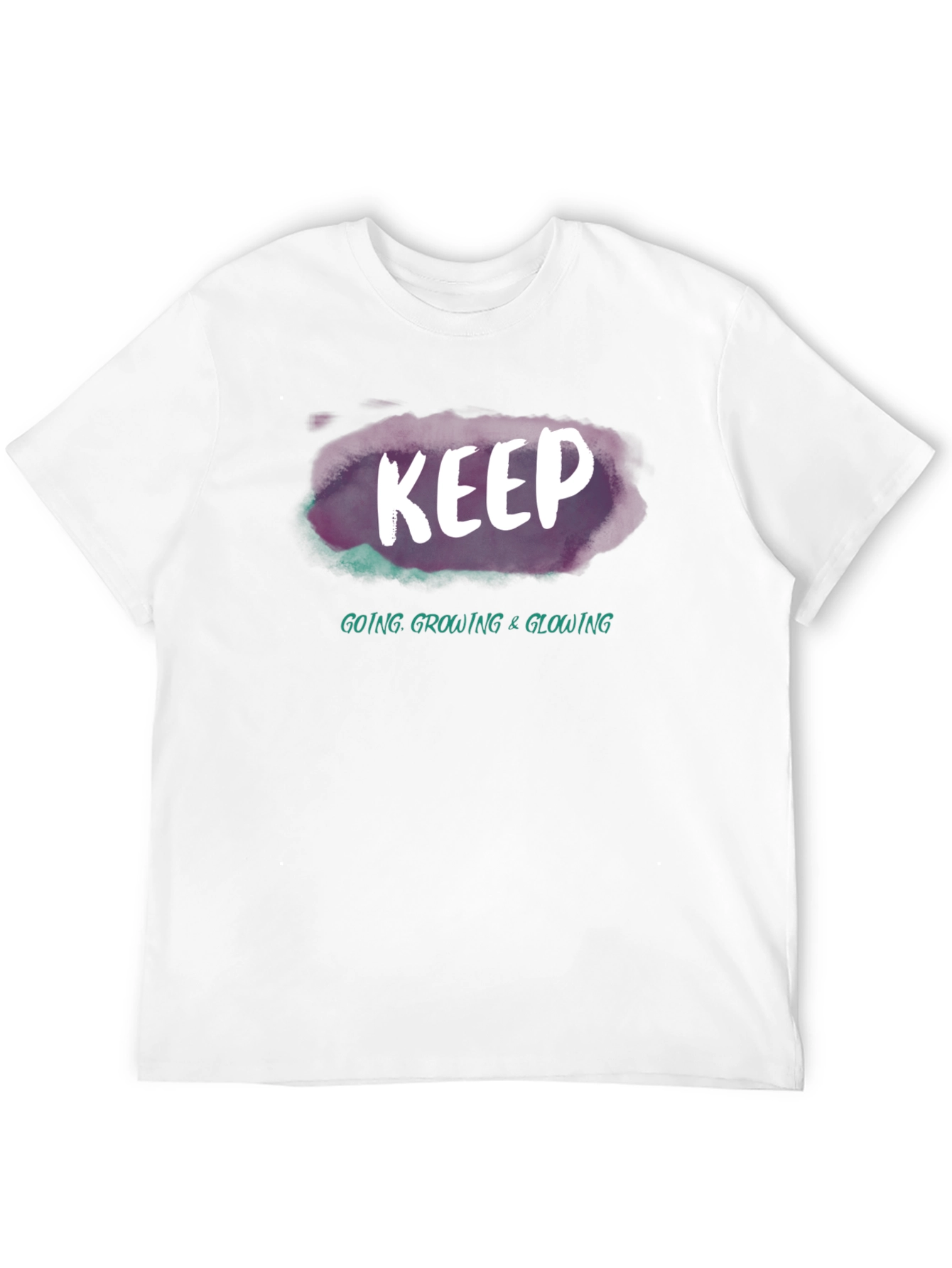 Keep Going Graphic Tee - Motivational Black T-Shirt