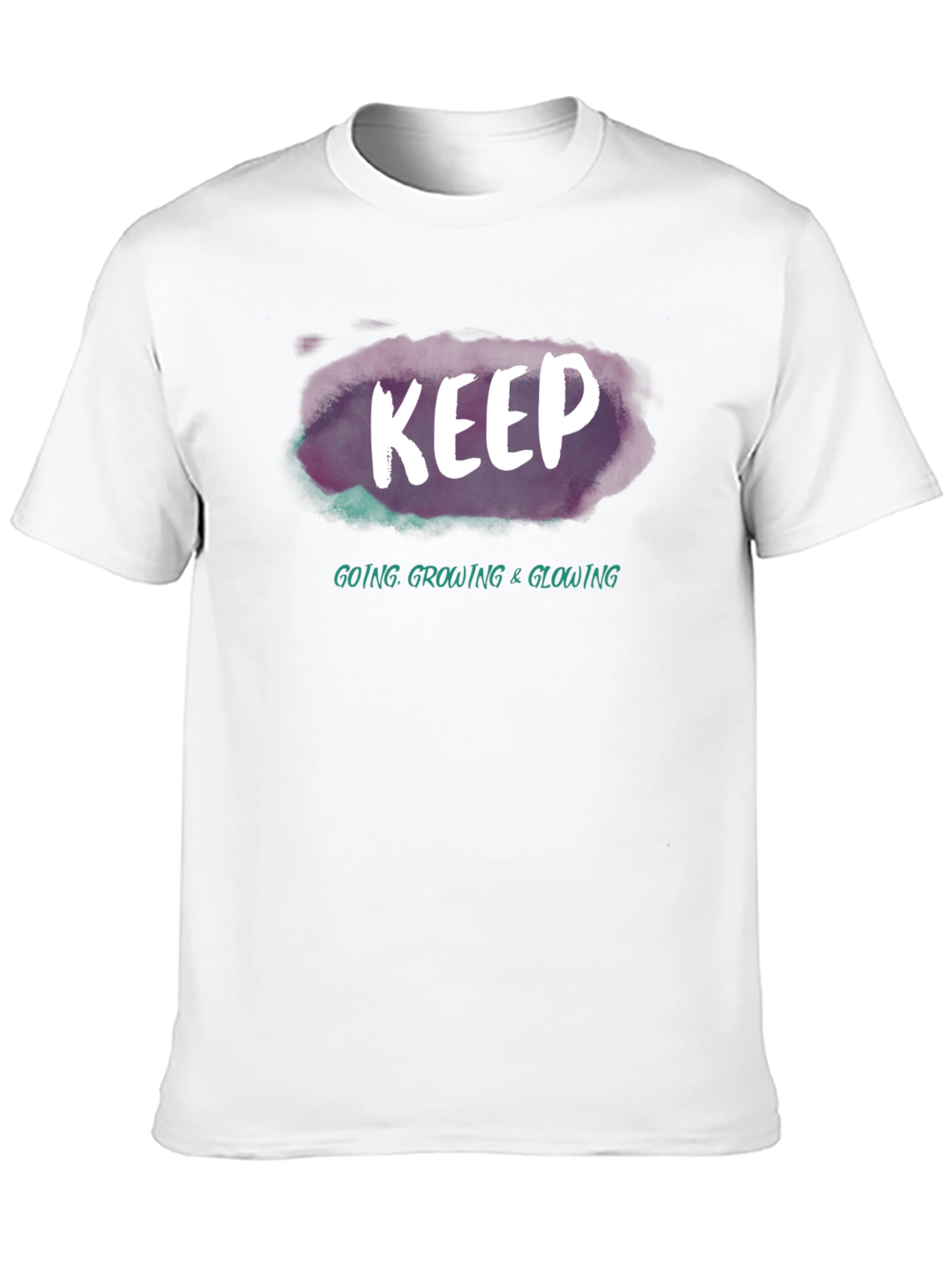 Keep Going Graphic Tee - Motivational Black T-Shirt