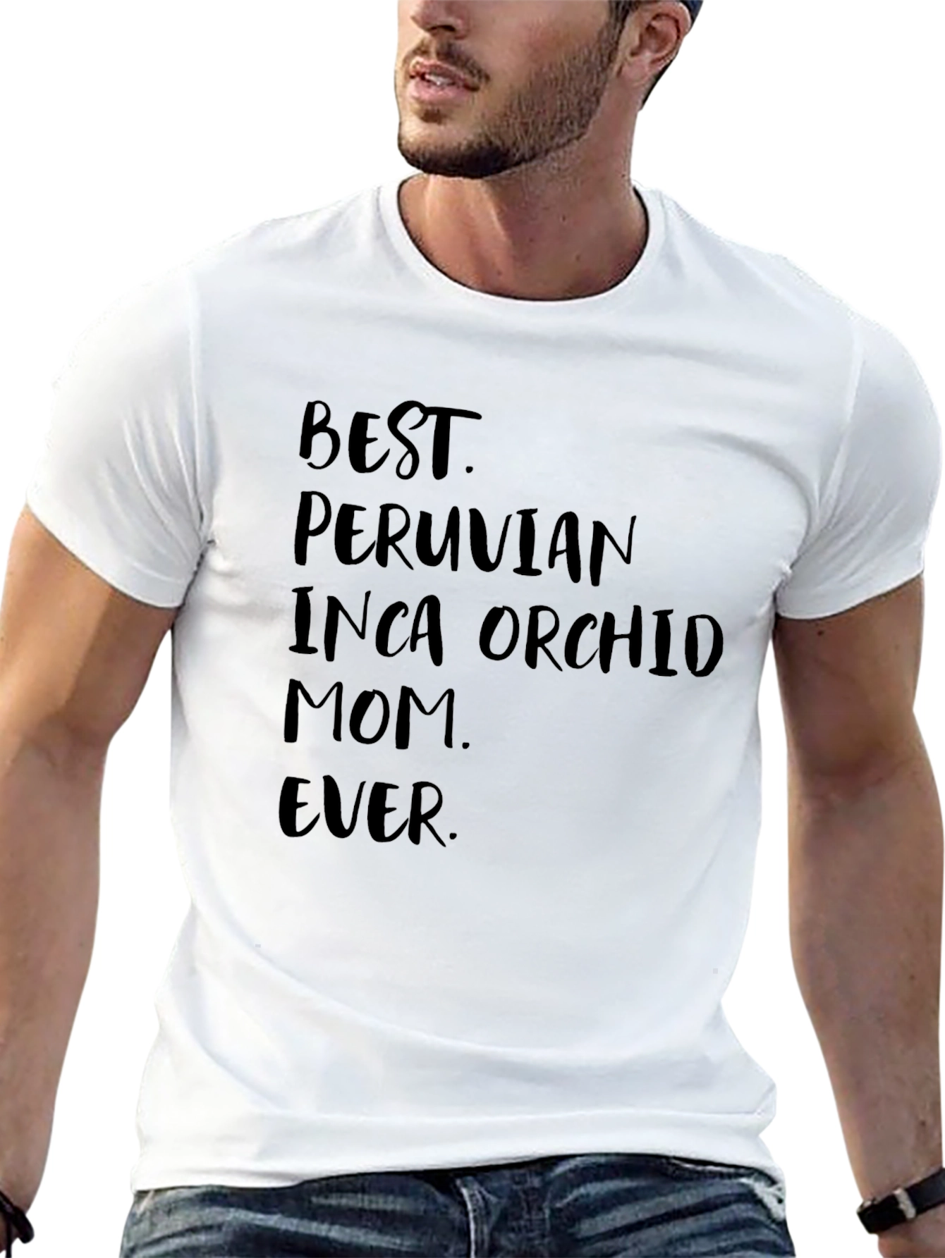 Best Peruvian Inca Orchid Mom Ever Black T-Shirt