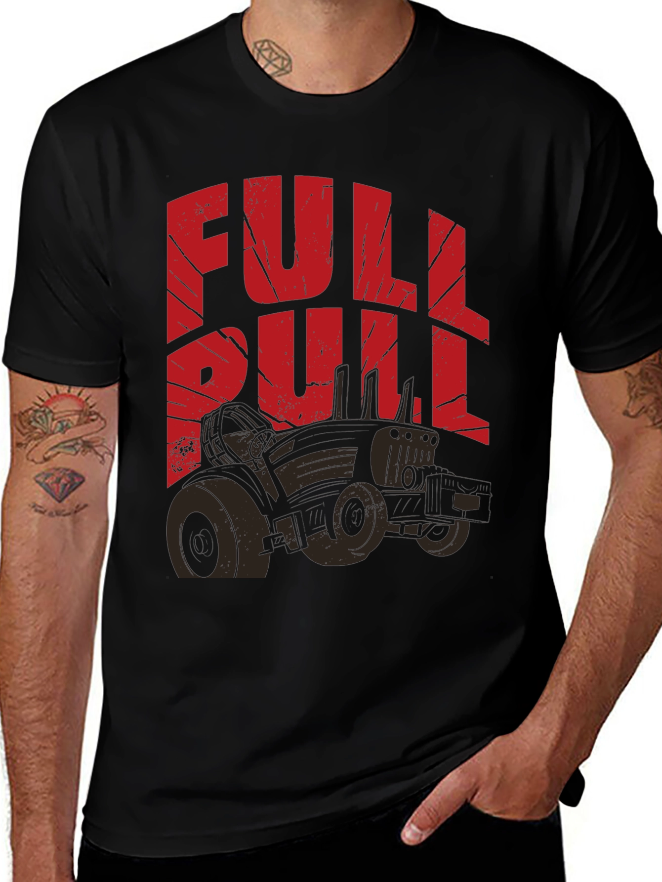 Full Pull Tractor T-Shirt - Country Style