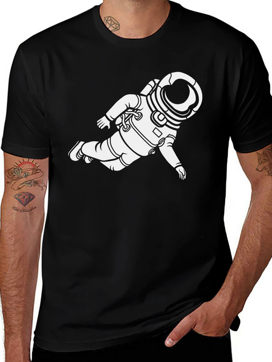 Astronaut Graphic Black T-Shirt