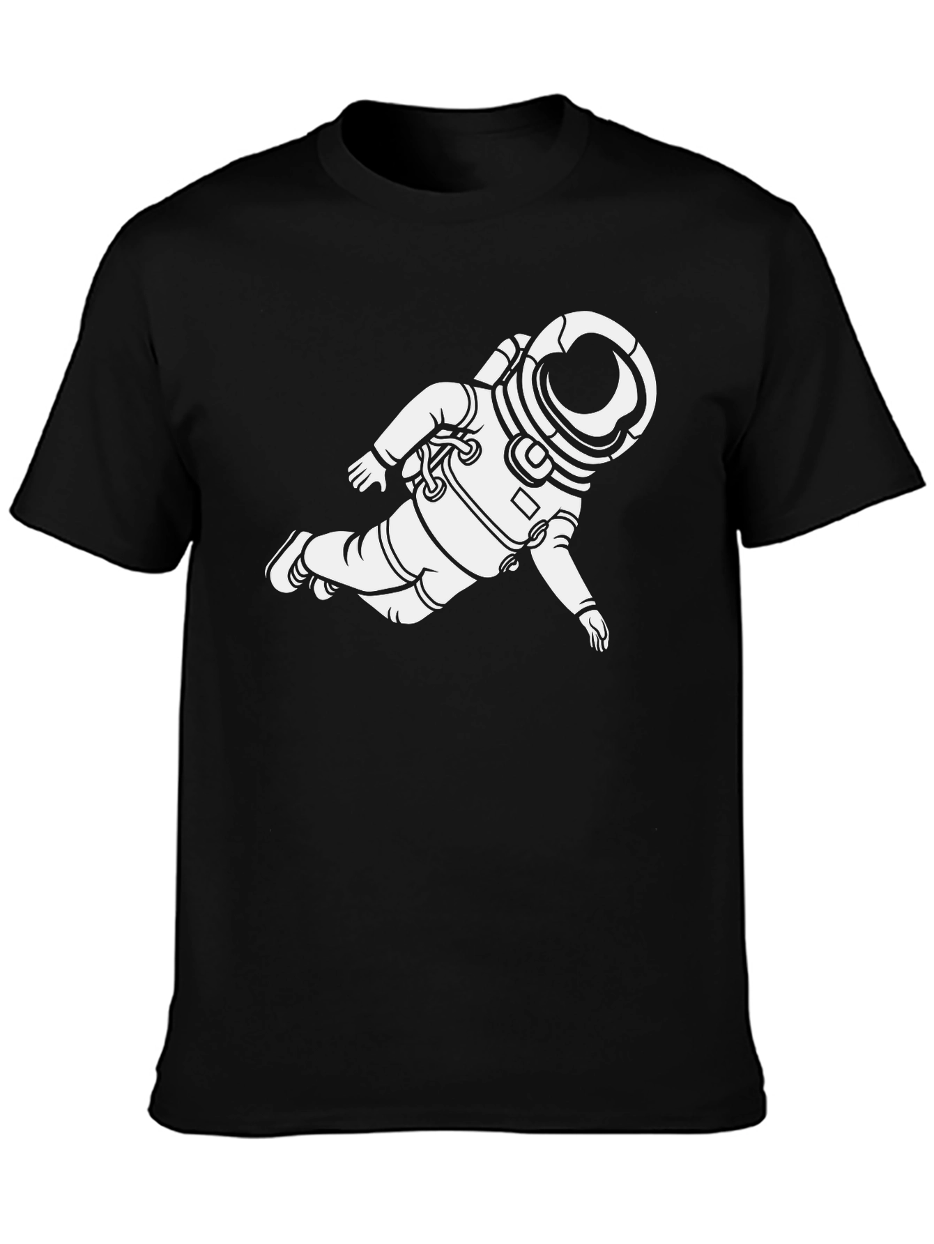 Astronaut Graphic Black T-Shirt