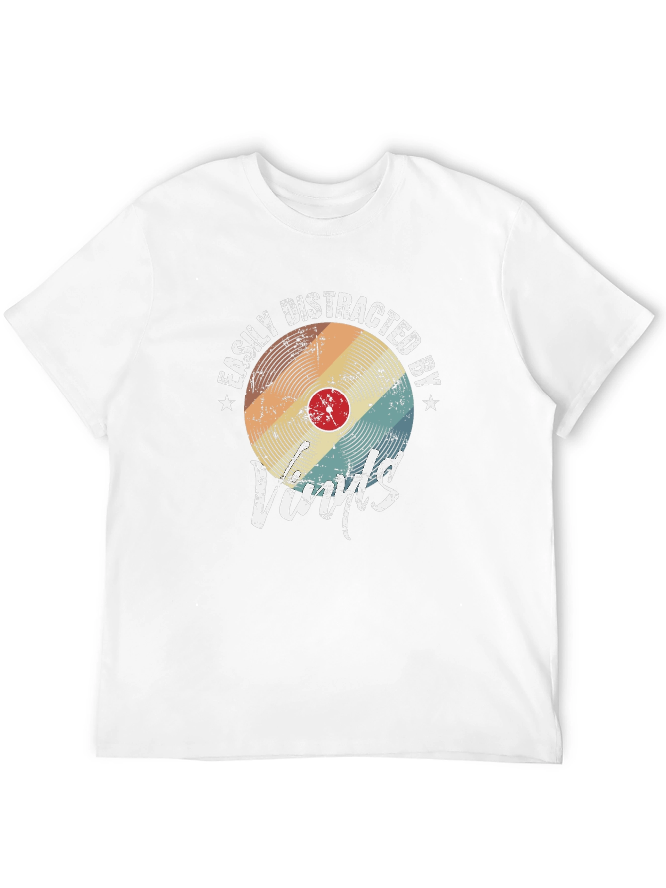 Easily Distracted by Vinyls Graphic T-Shirt