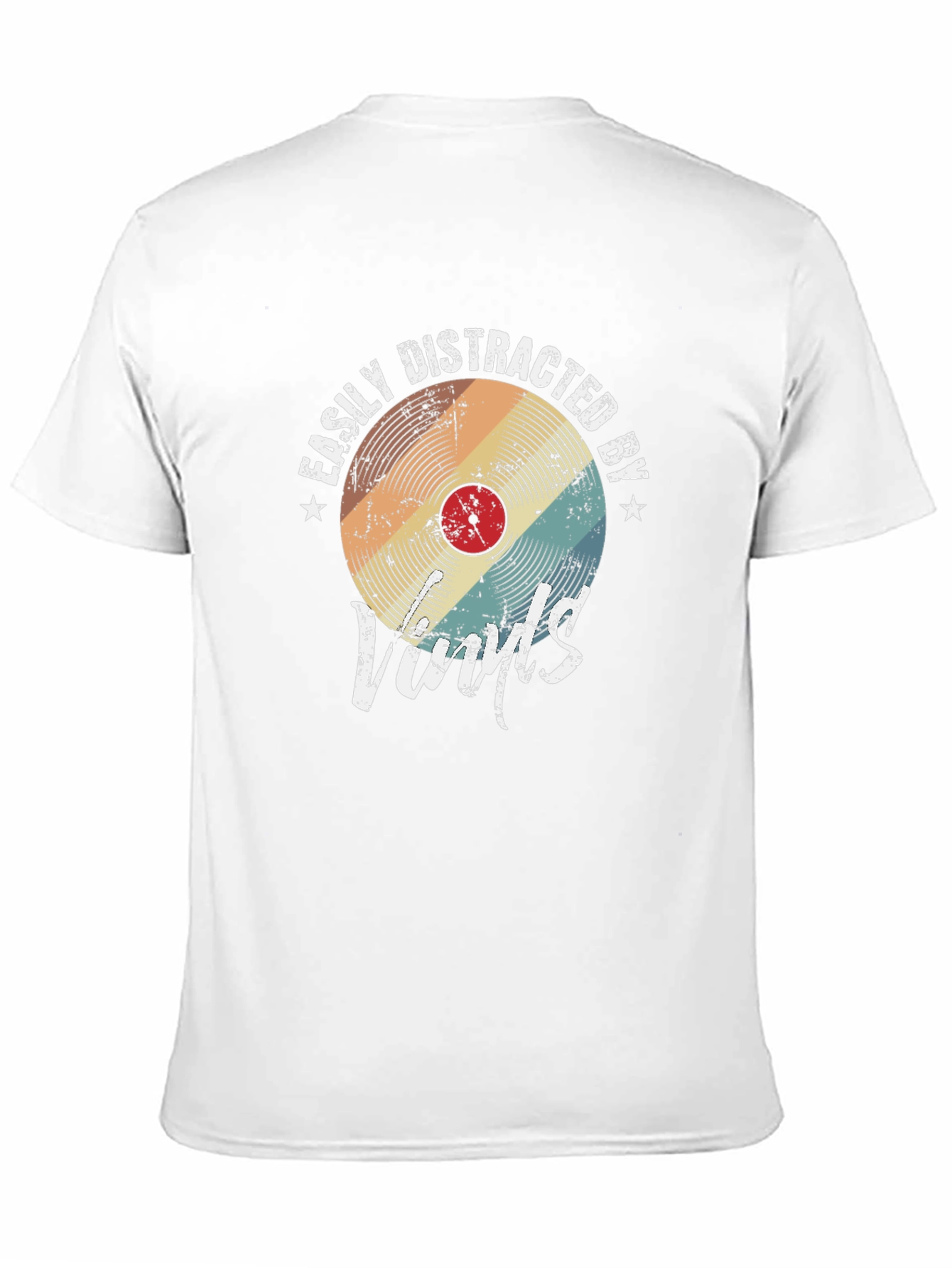 Easily Distracted by Vinyls Graphic T-Shirt