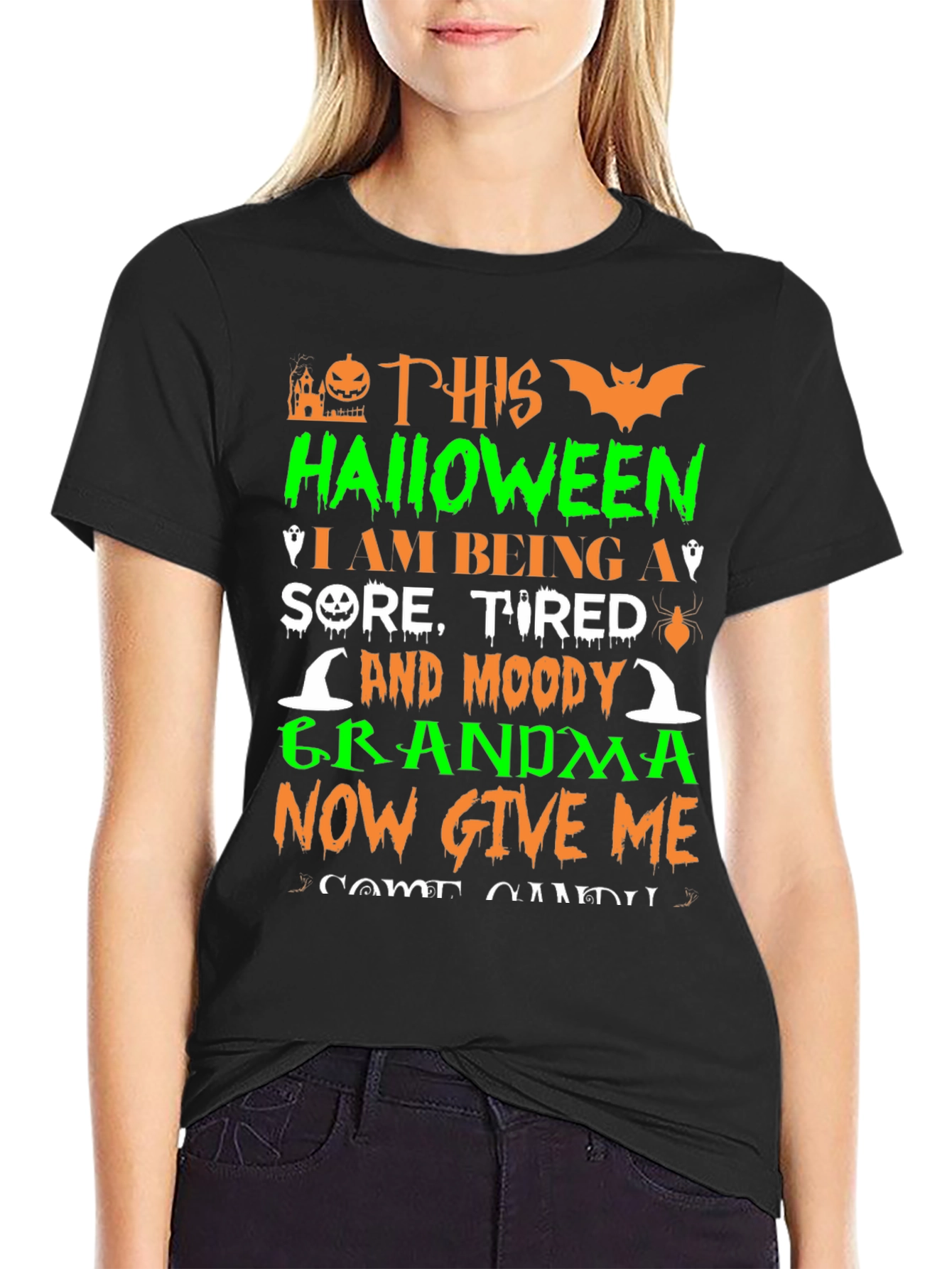 Funny Halloween Grandma T-Shirt