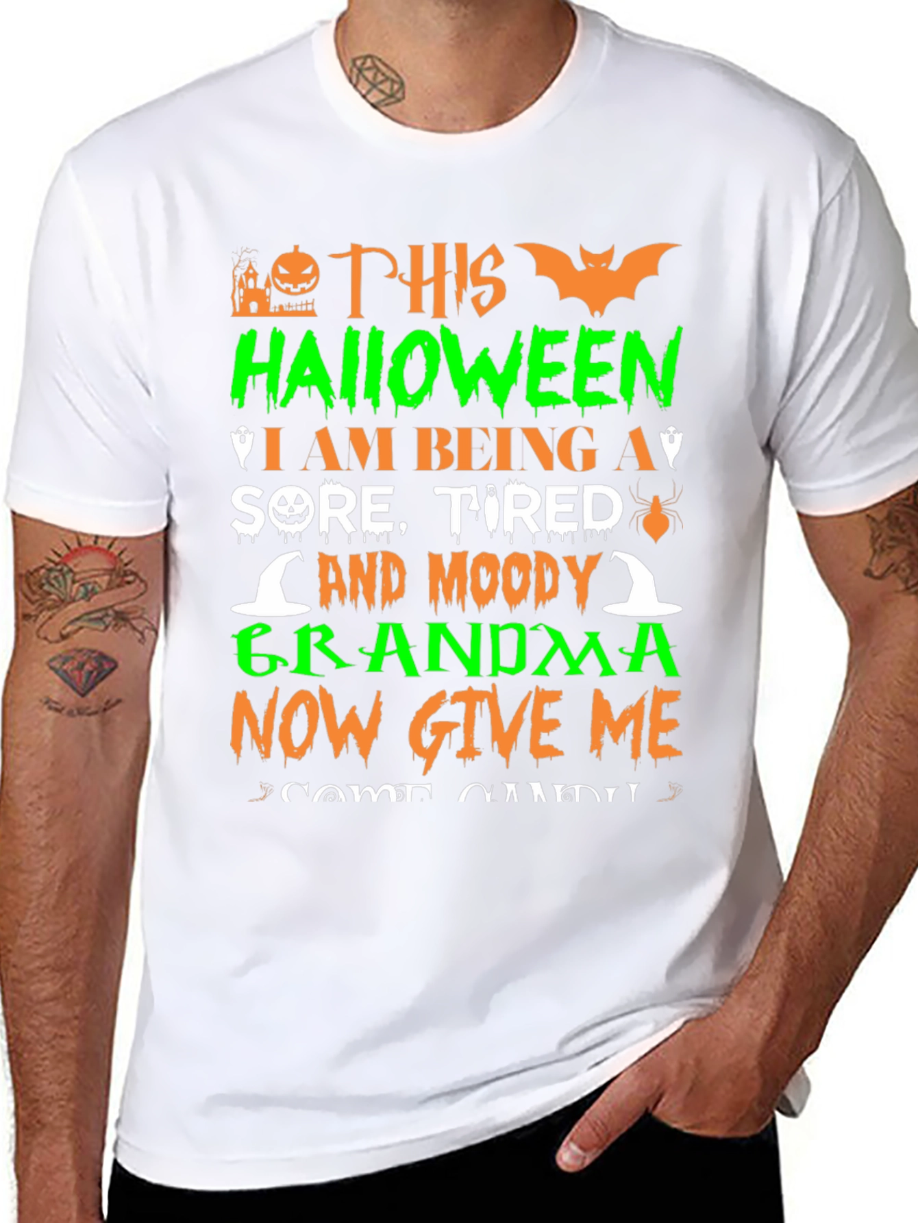 Funny Halloween Grandma T-Shirt