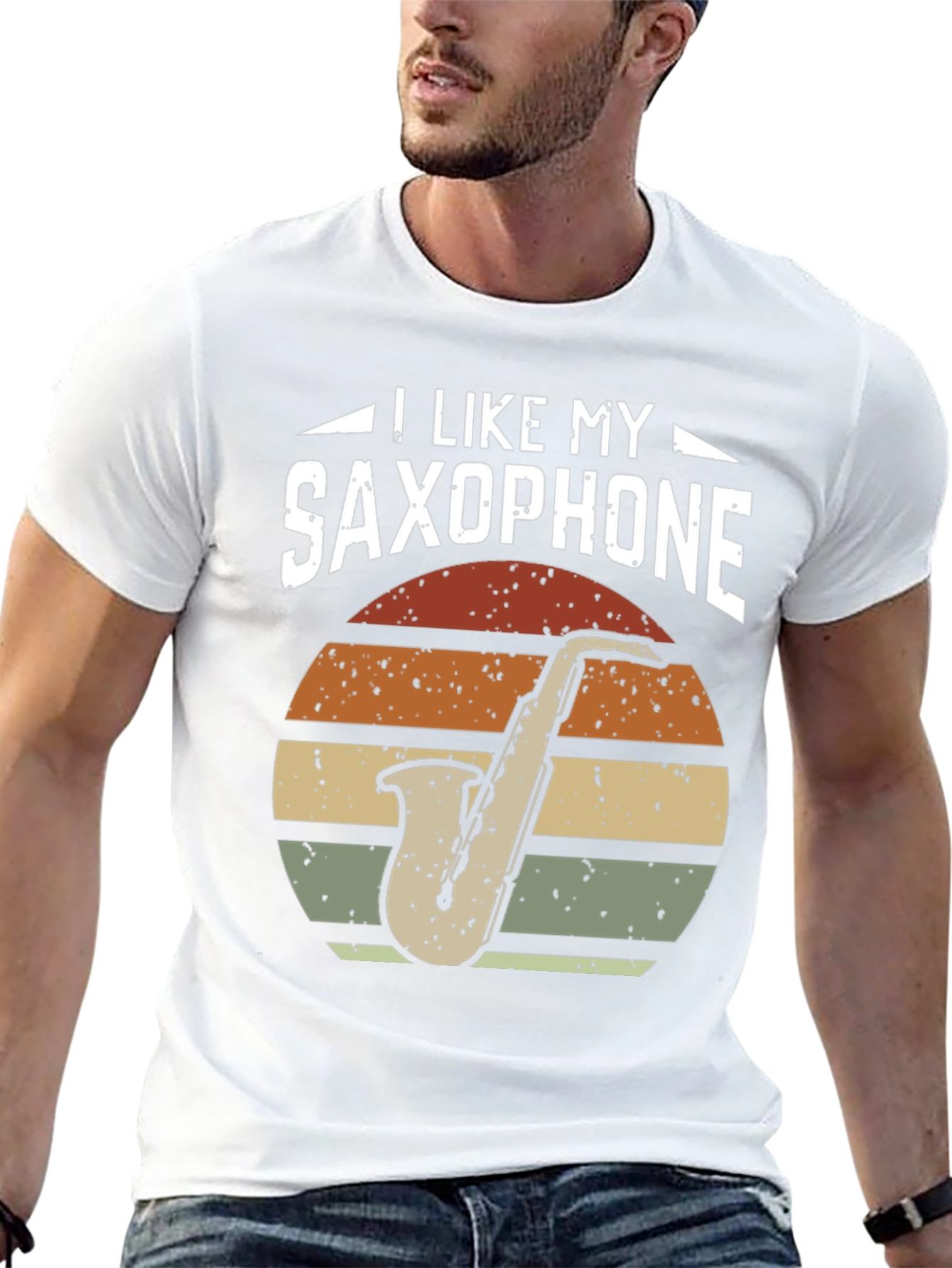 I Like My Saxophone T-Shirt - Musician Tee