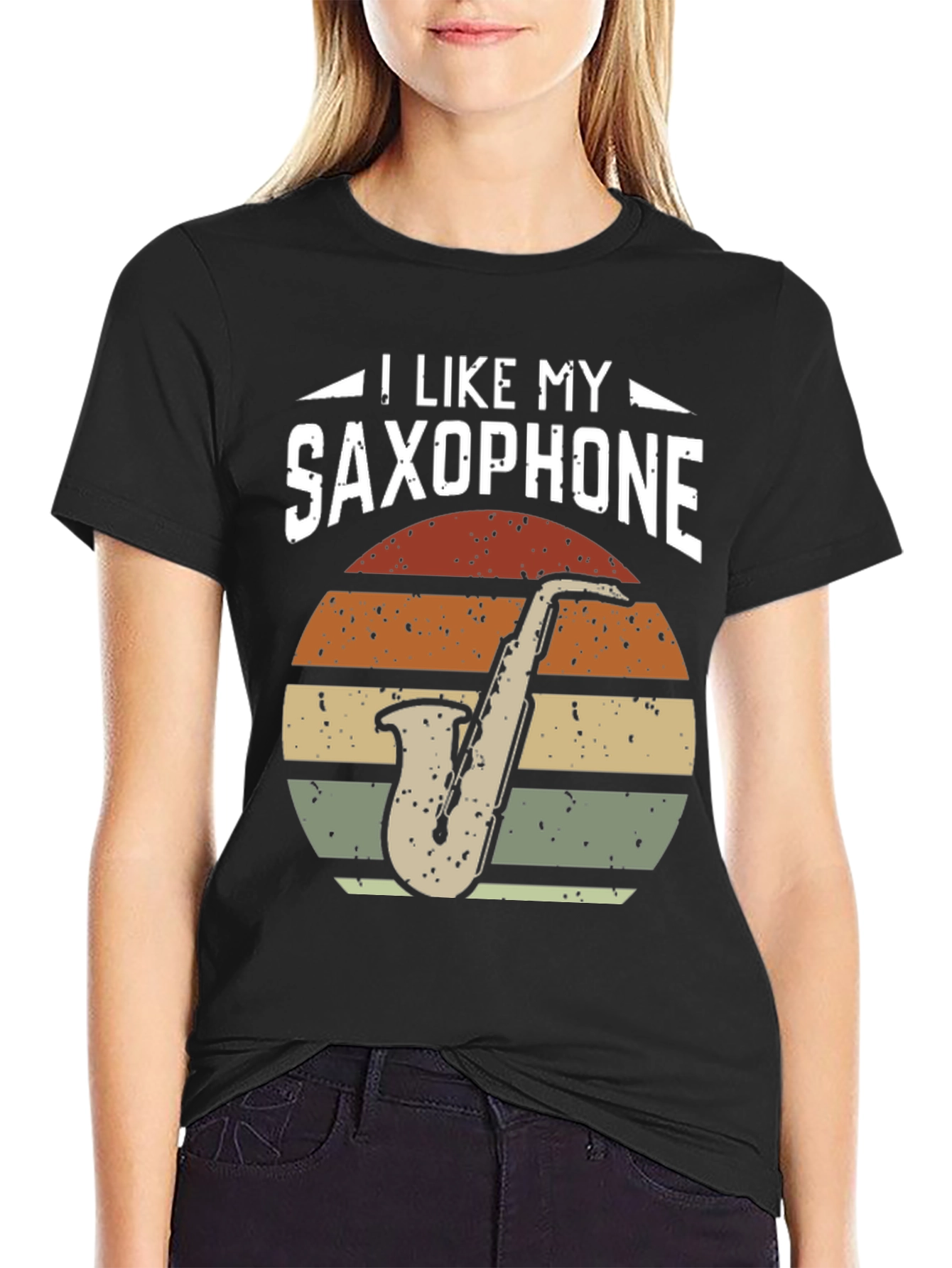 I Like My Saxophone T-Shirt - Musician Tee