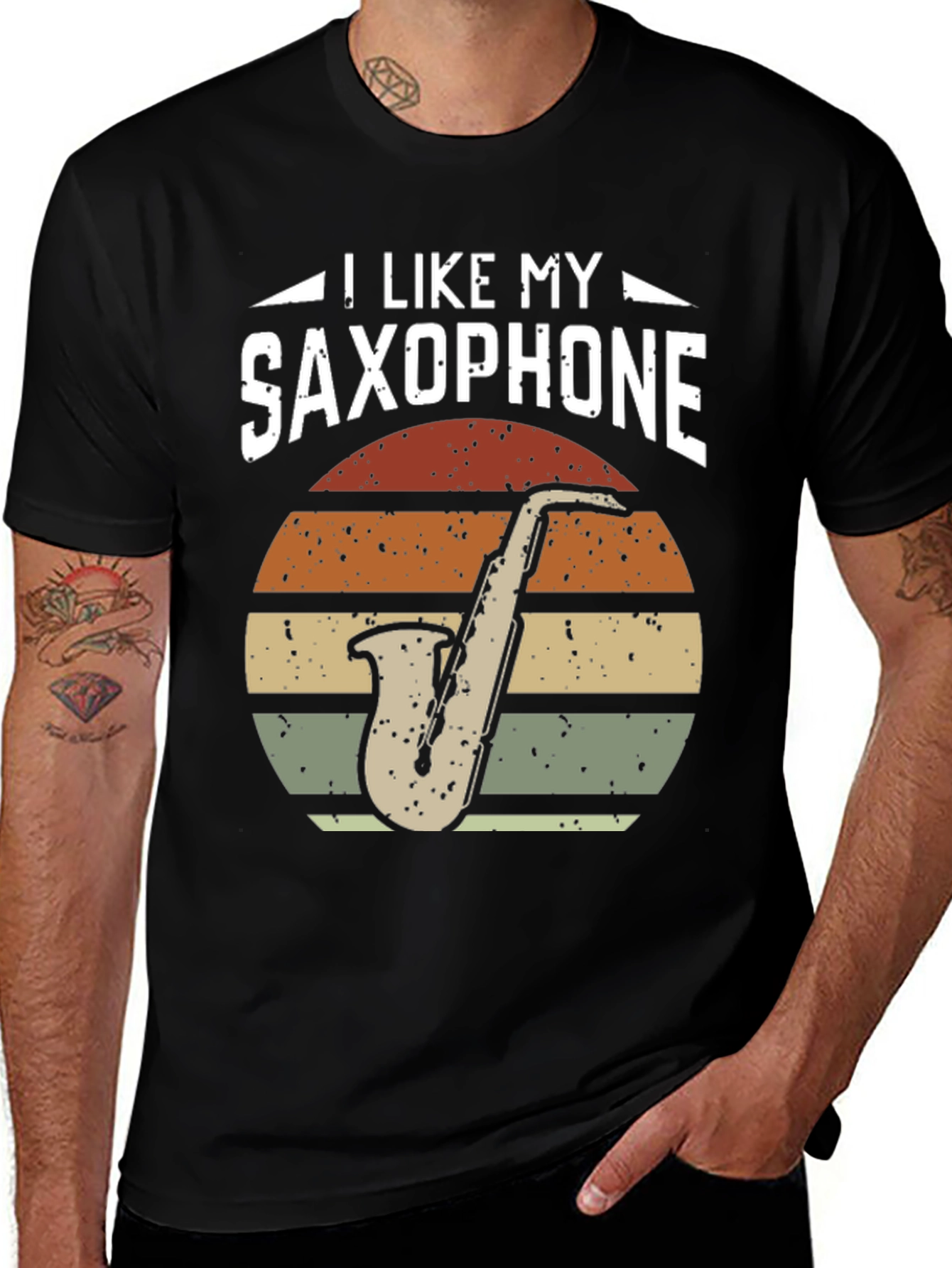 I Like My Saxophone T-Shirt - Musician Tee