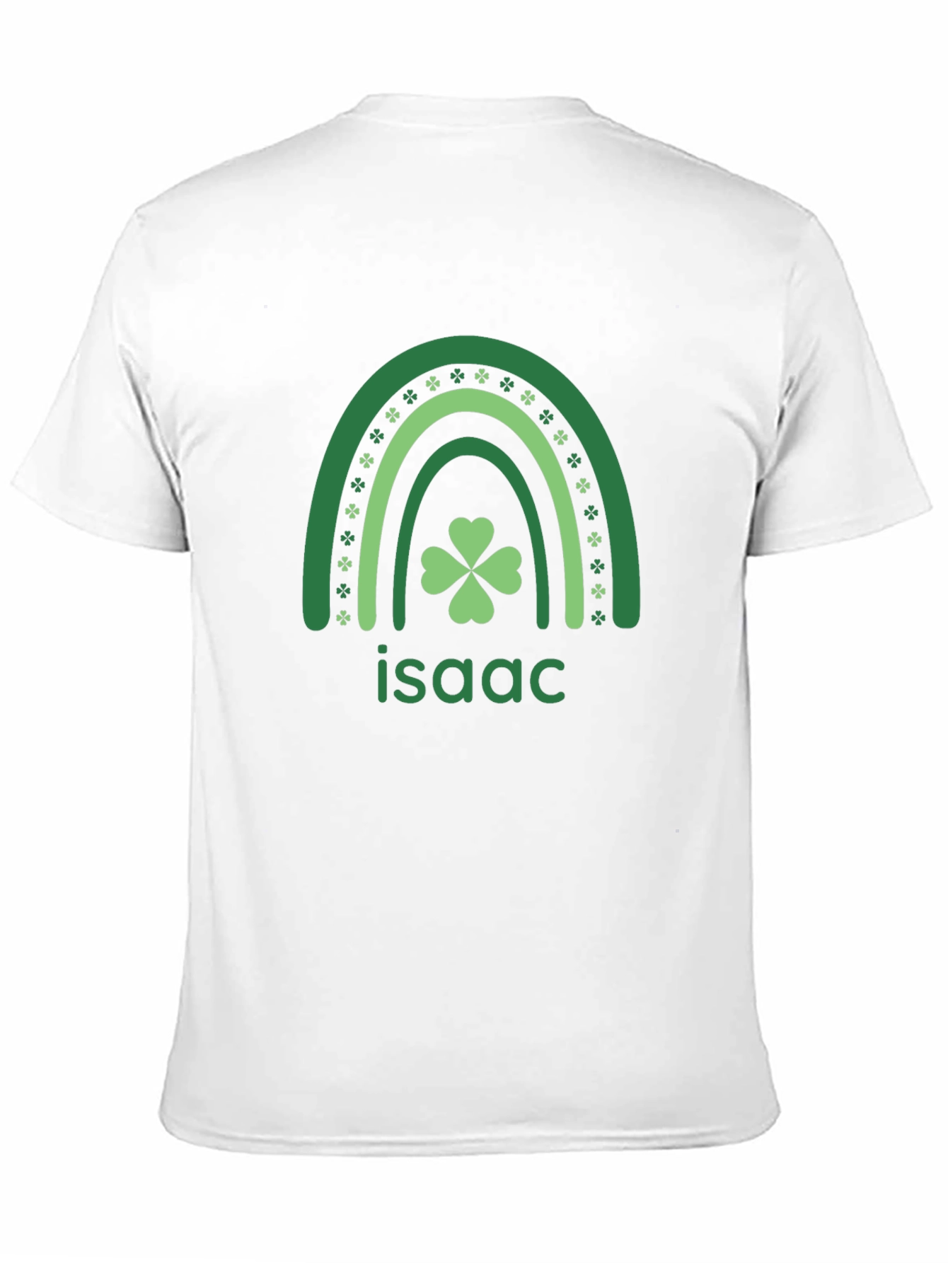 Isaac Shamrock Rainbow St. Patricks Day T-Shirt
