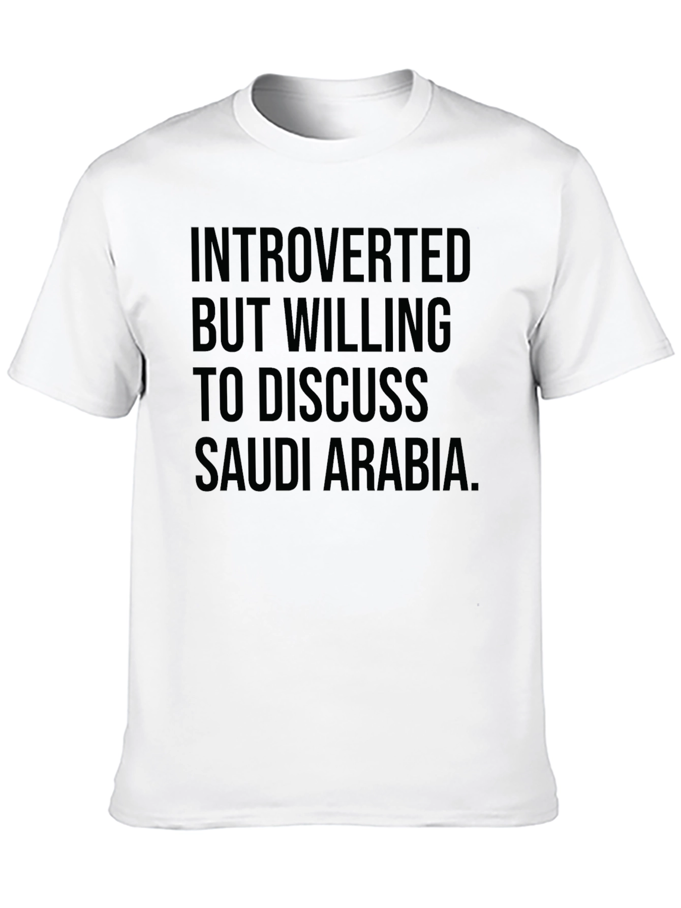 Introverted Saudi Arabia Discussion T-Shirt