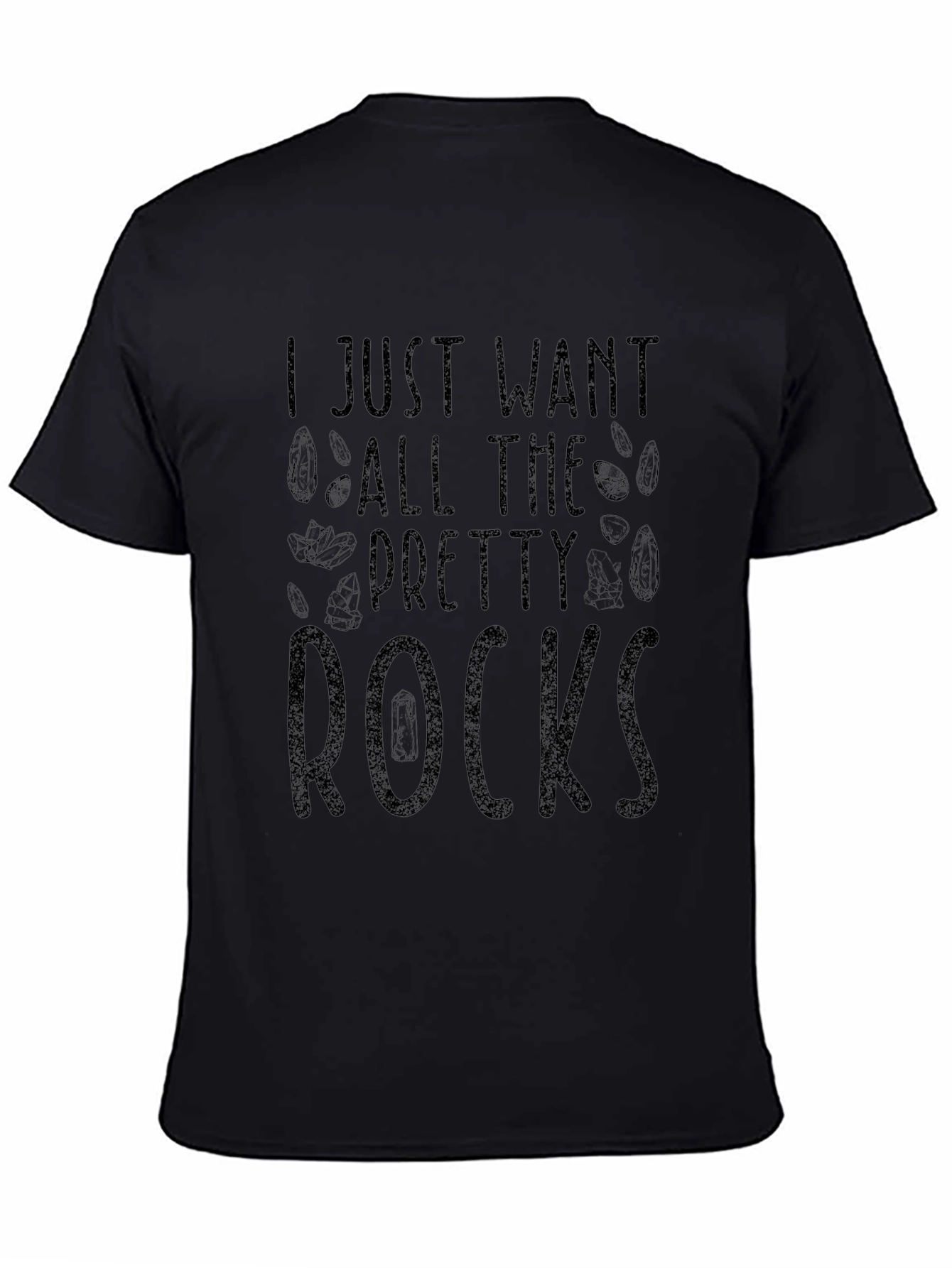 Pretty Rocks Graphic Tee - Black