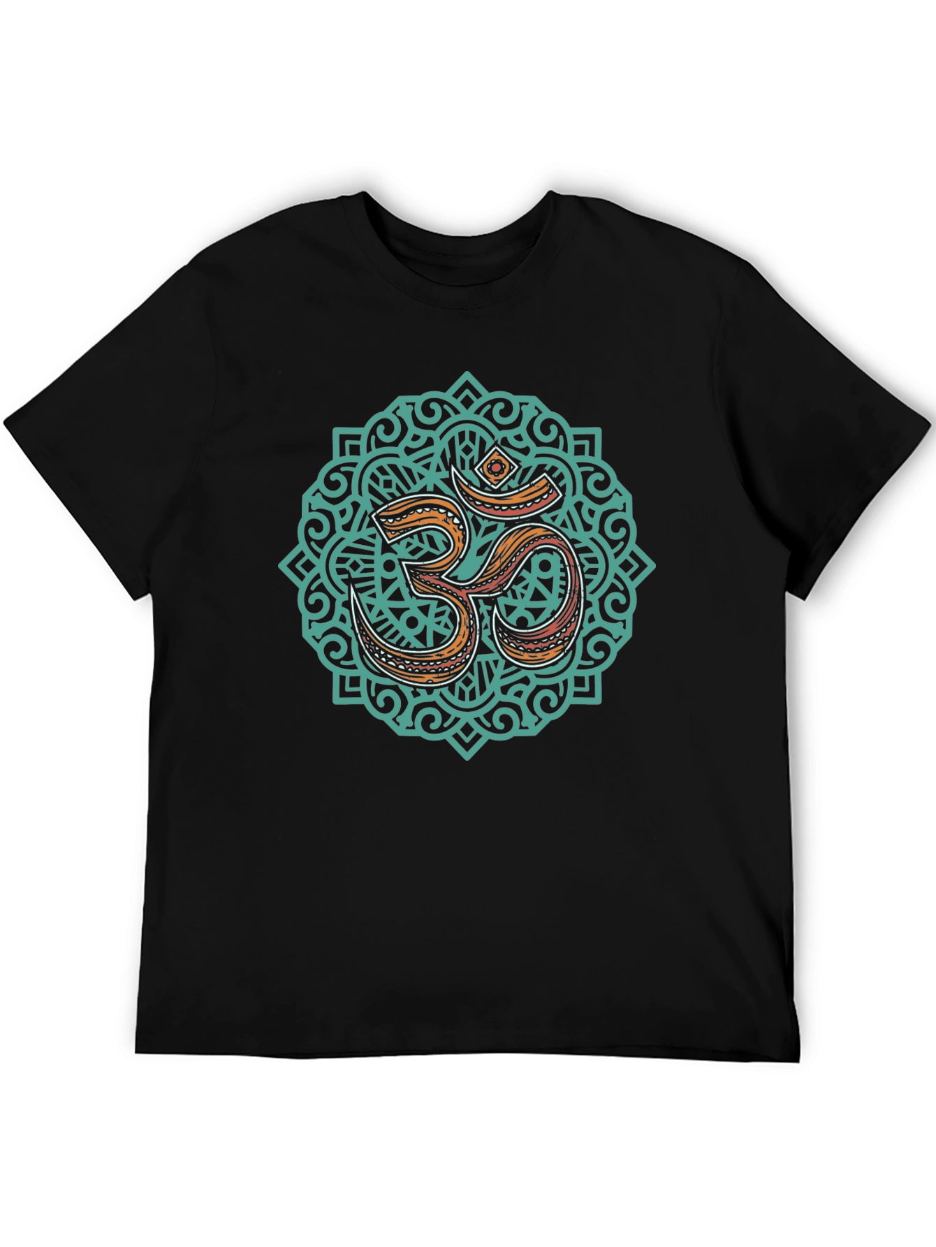 Om Mandala Graphic T-Shirt - Spiritual Design