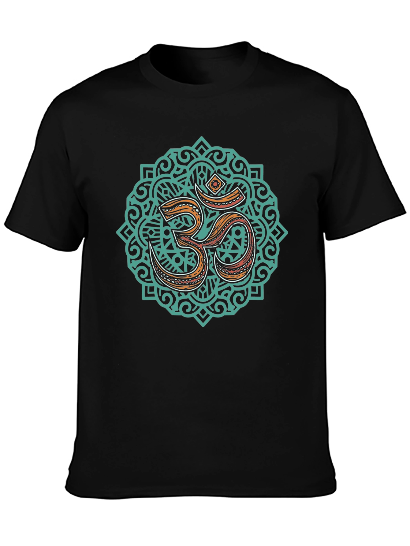 Om Mandala Graphic T-Shirt - Spiritual Design