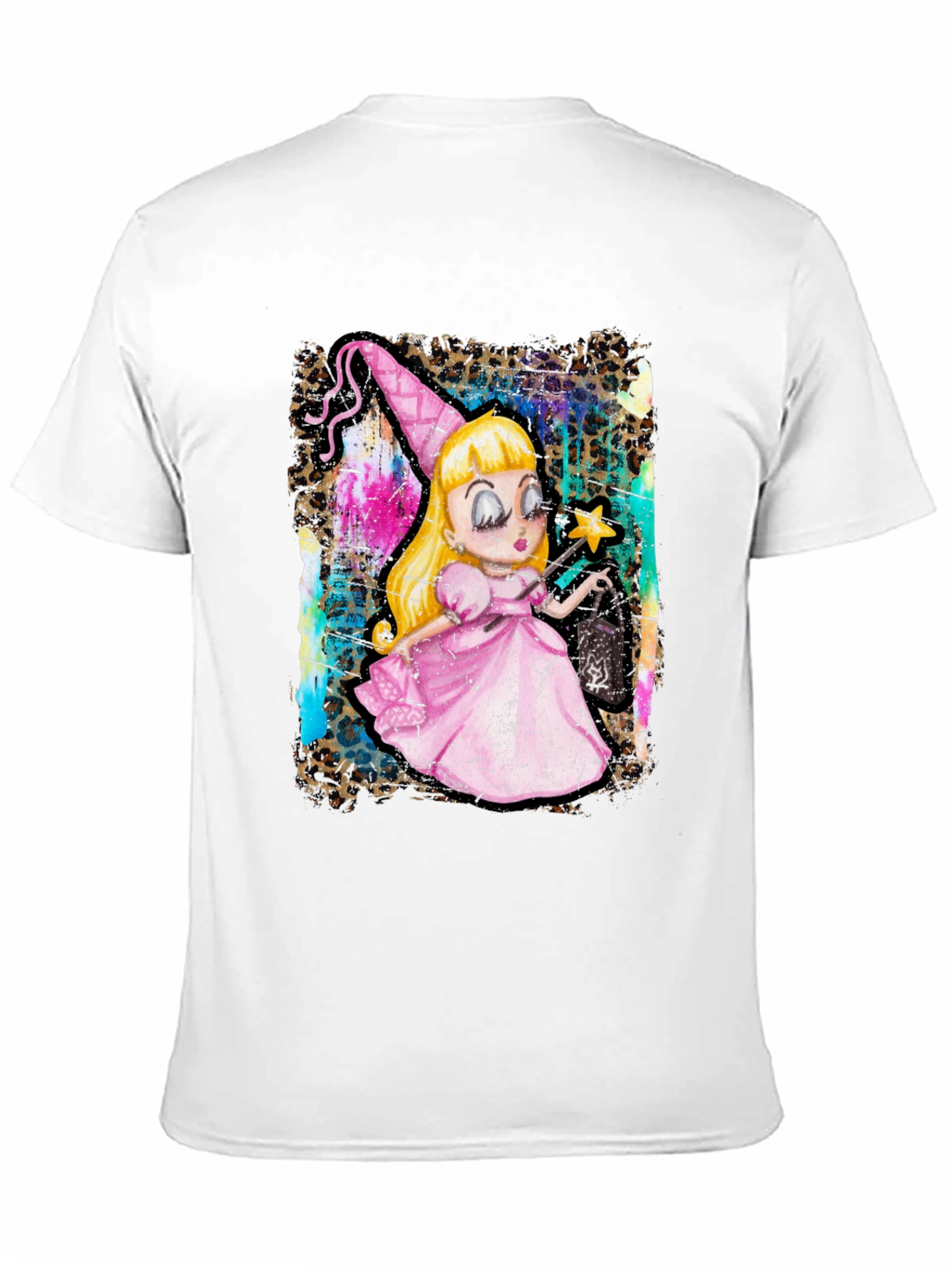 Whimsical Cartoon Witch T-Shirt