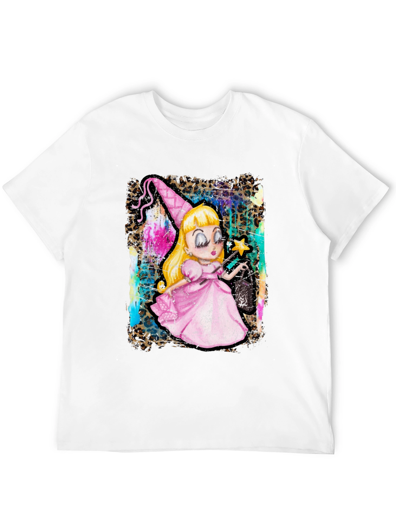 Whimsical Cartoon Witch T-Shirt