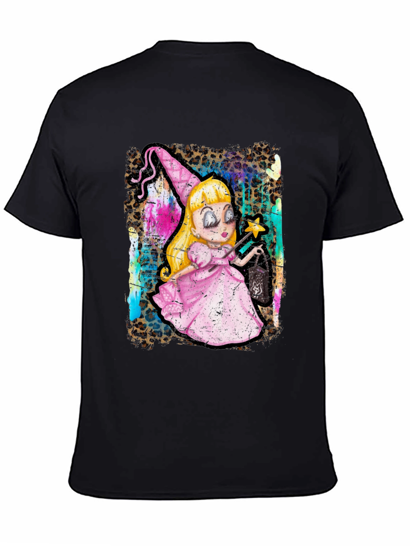 Whimsical Cartoon Witch T-Shirt