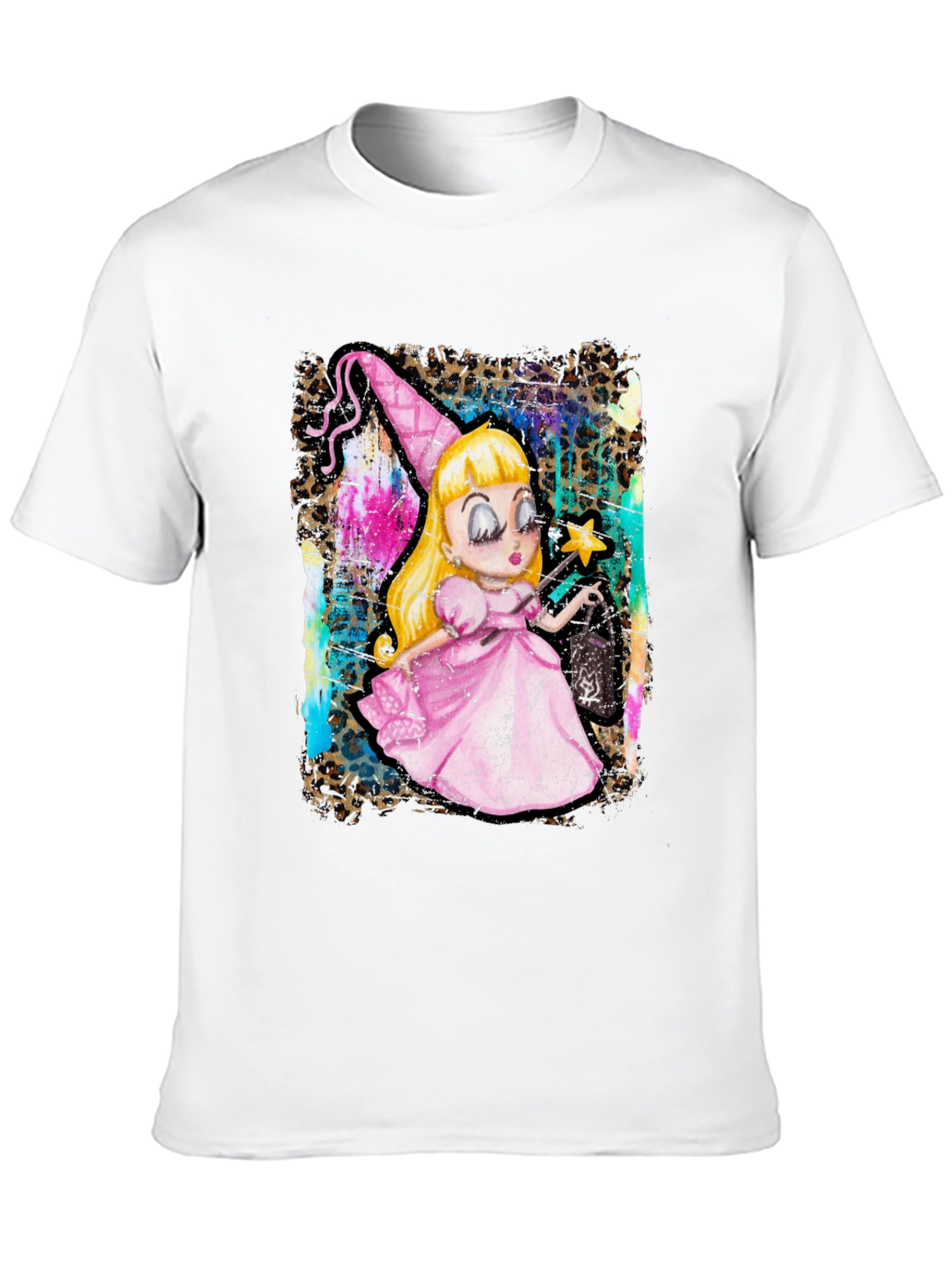 Whimsical Cartoon Witch T-Shirt