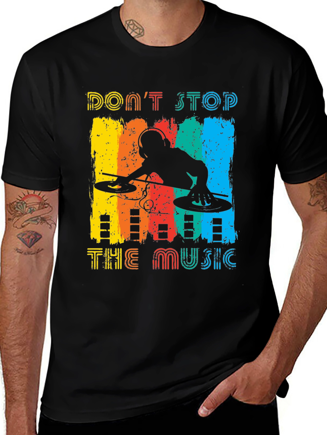 Dont Stop the Music DJ Graphic T-Shirt