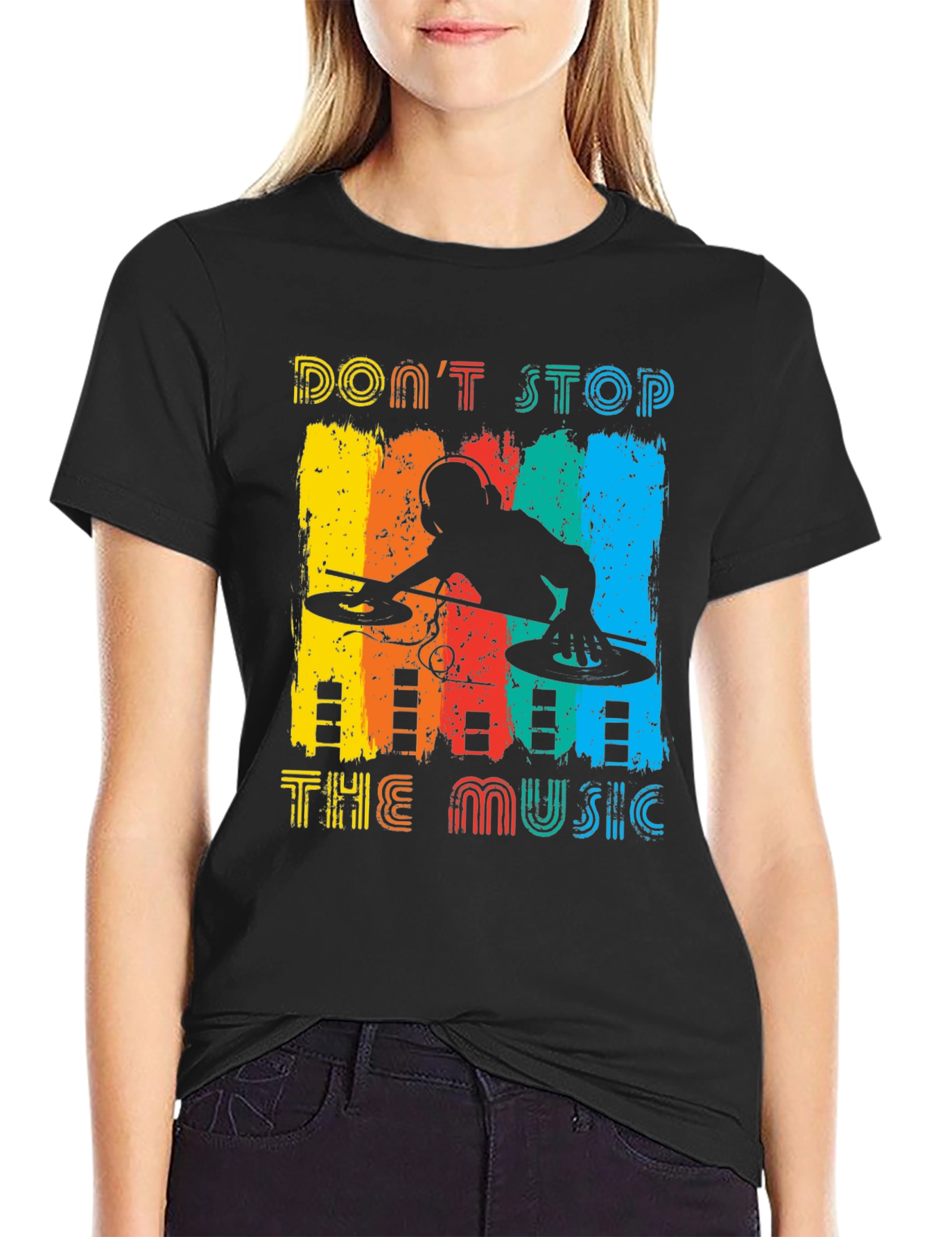 Dont Stop the Music DJ Graphic T-Shirt