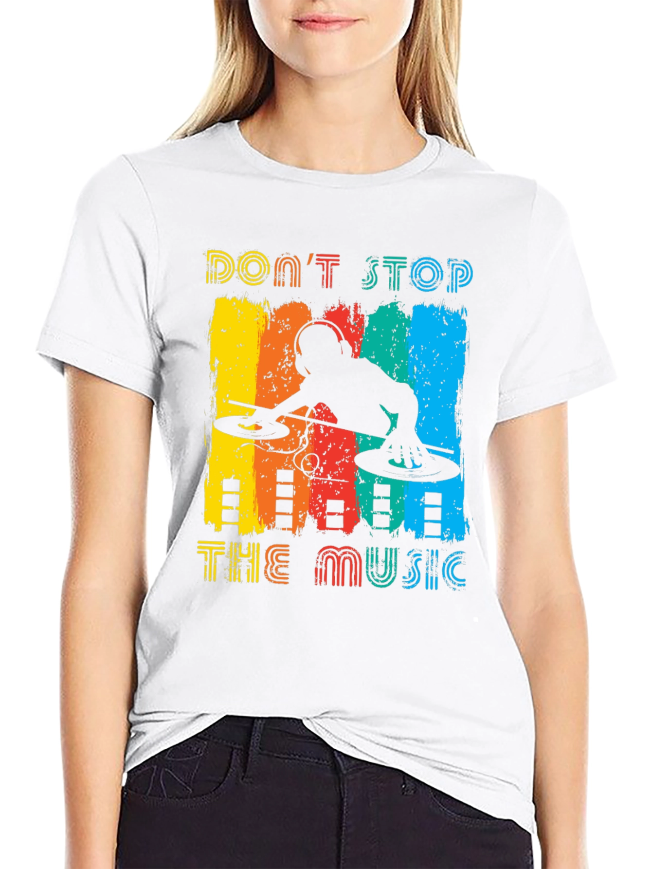 Dont Stop the Music DJ Graphic T-Shirt