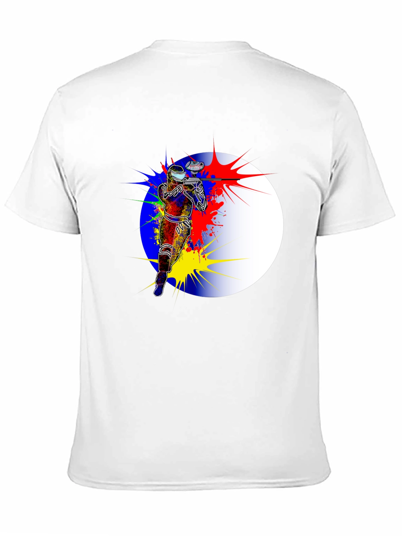 Paintball Splatter Graphic T-Shirt