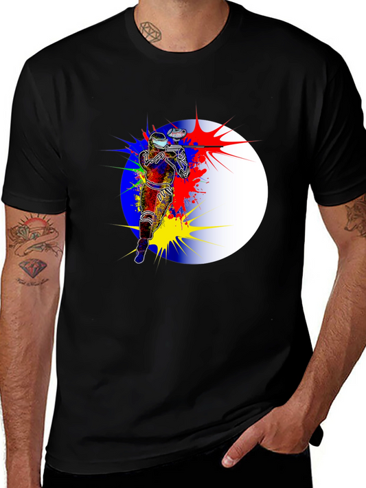 Paintball Splatter Graphic T-Shirt