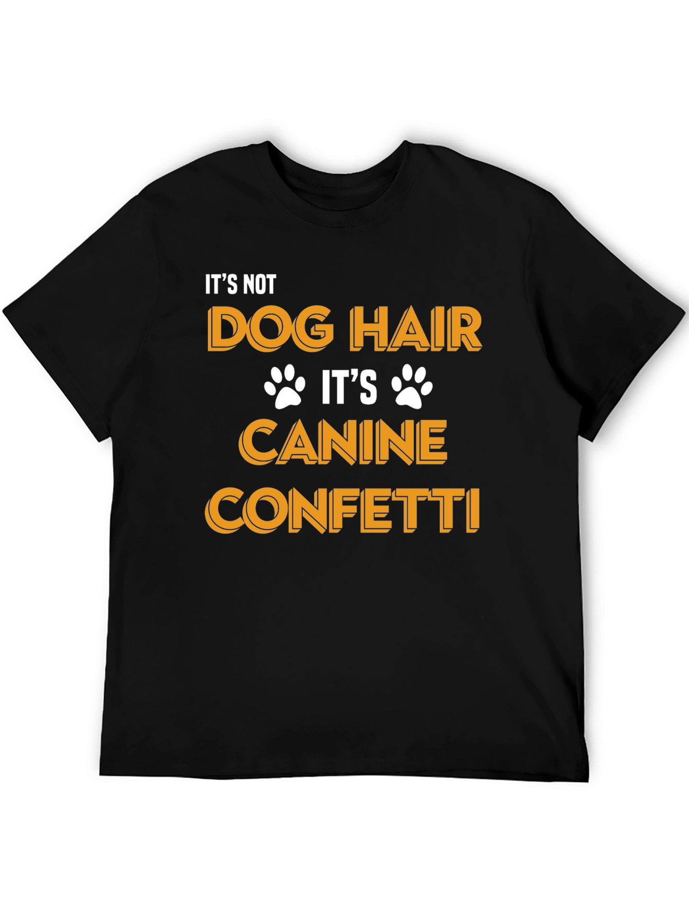 Dog Hair Canine Confetti Graphic Tee