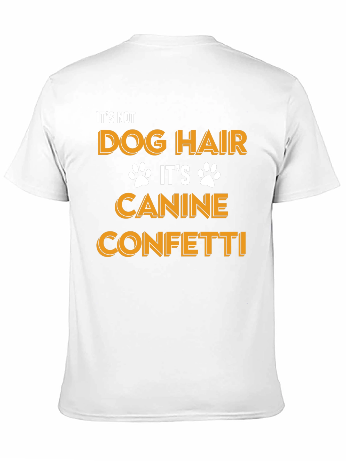 Dog Hair Canine Confetti Graphic Tee