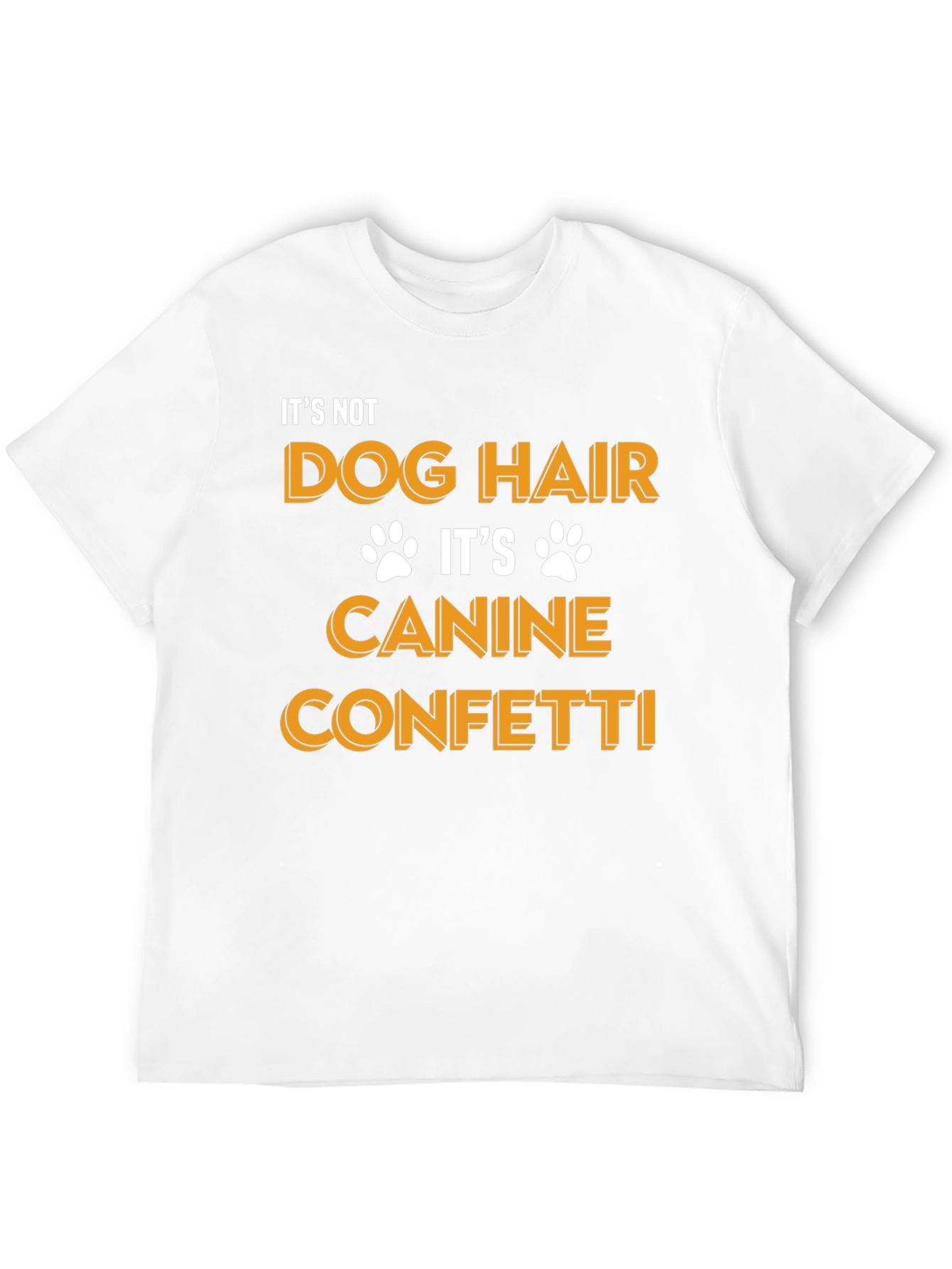 Dog Hair Canine Confetti Graphic Tee