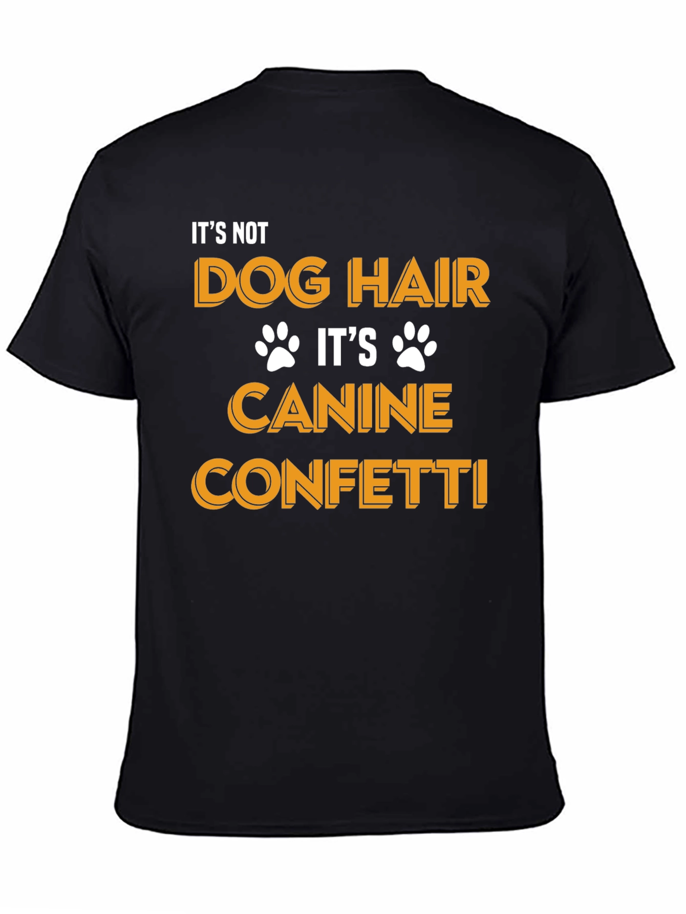 Dog Hair Canine Confetti Graphic Tee