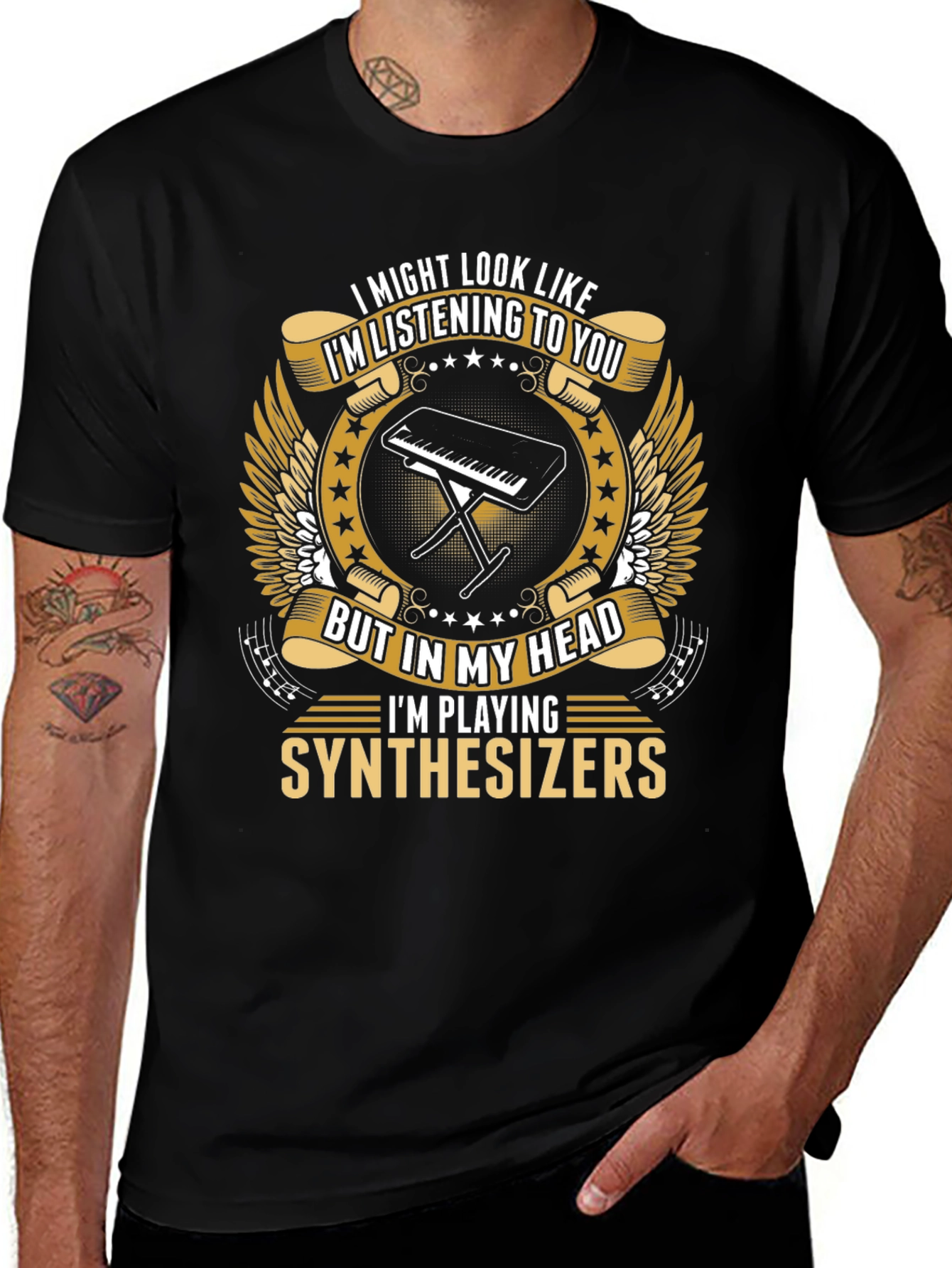 Synthesizer Player T-Shirt - Funny Musician Tee