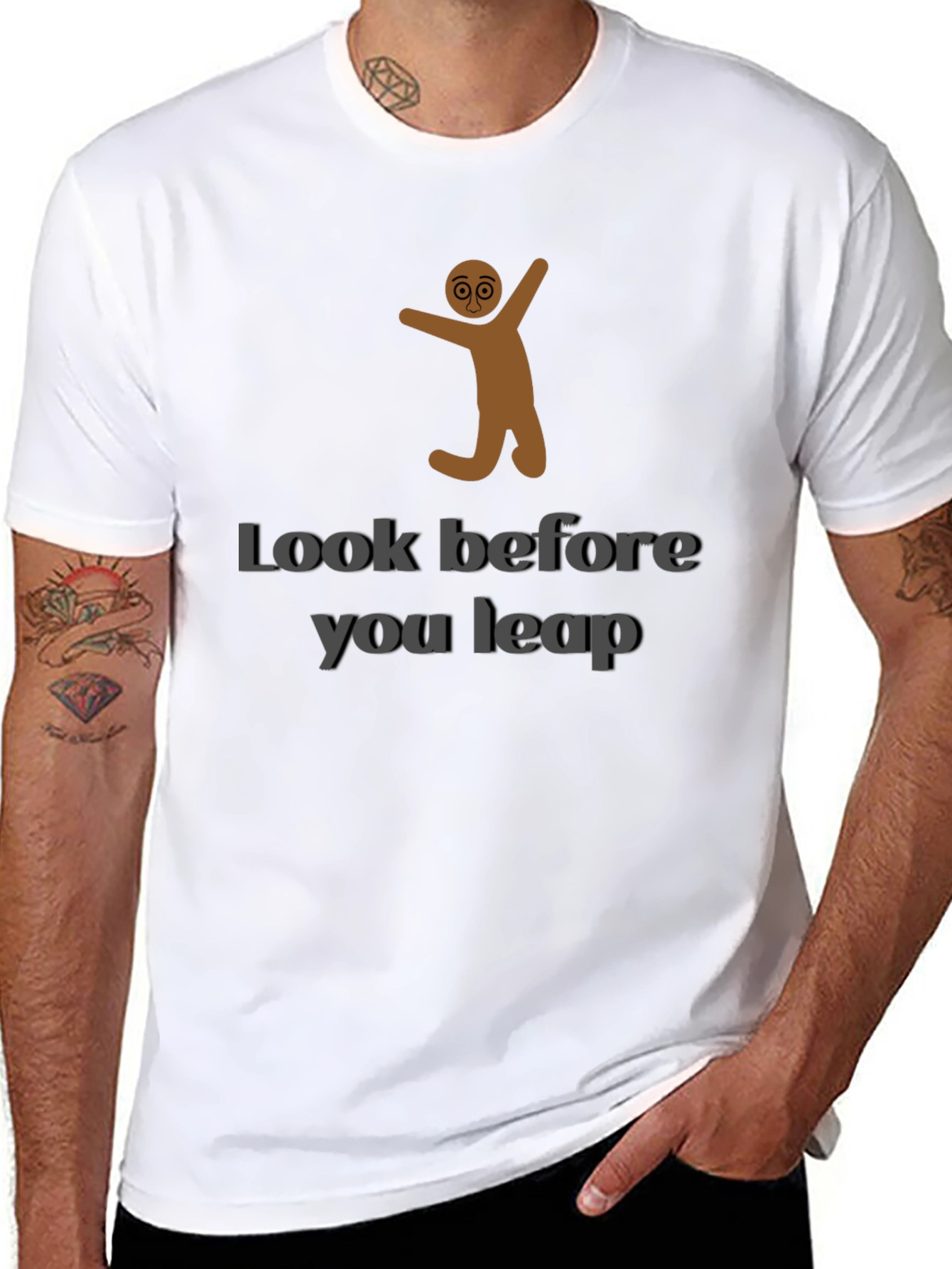 Look Before You Leap Graphic T-Shirt