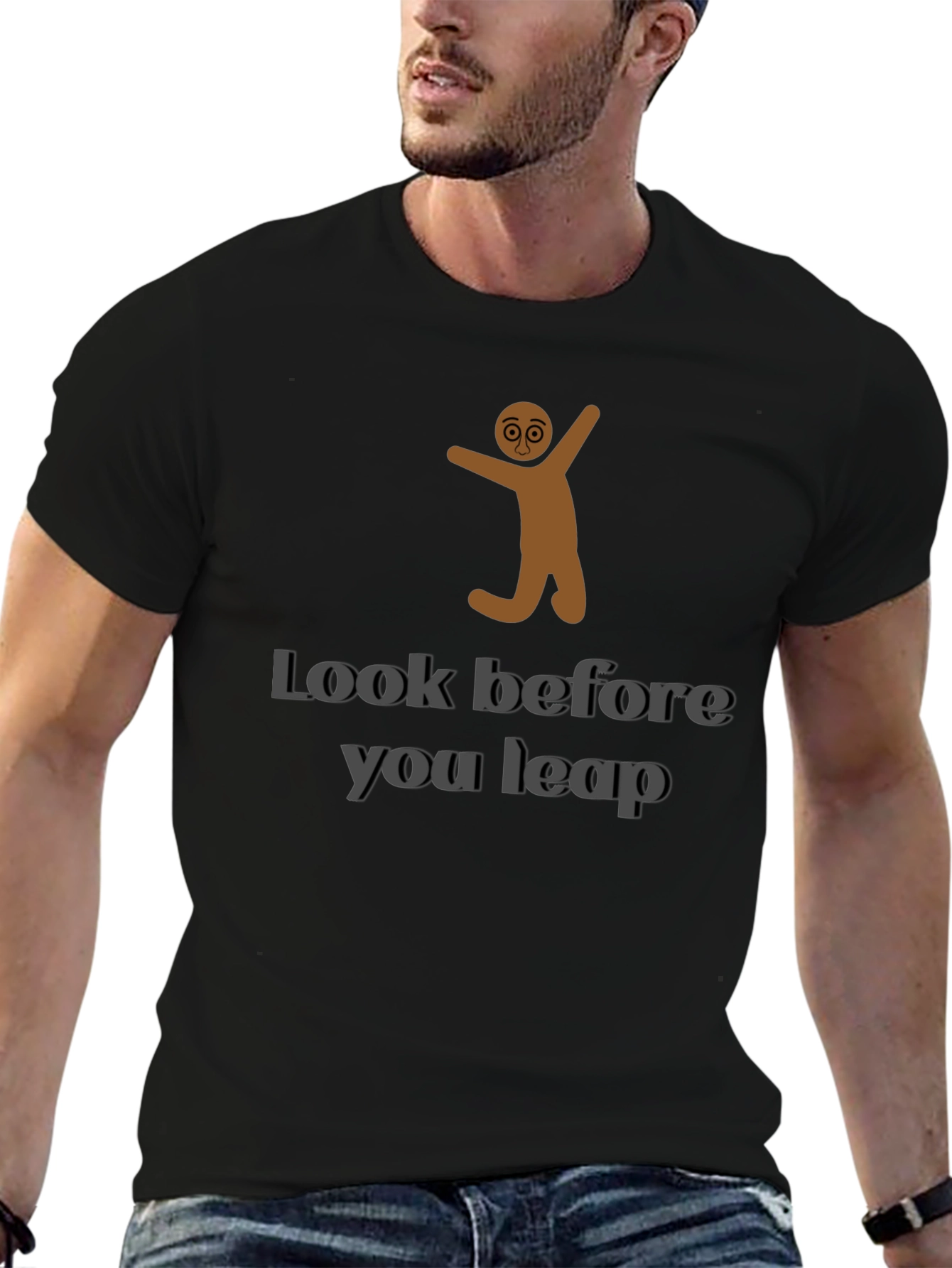 Look Before You Leap Graphic T-Shirt