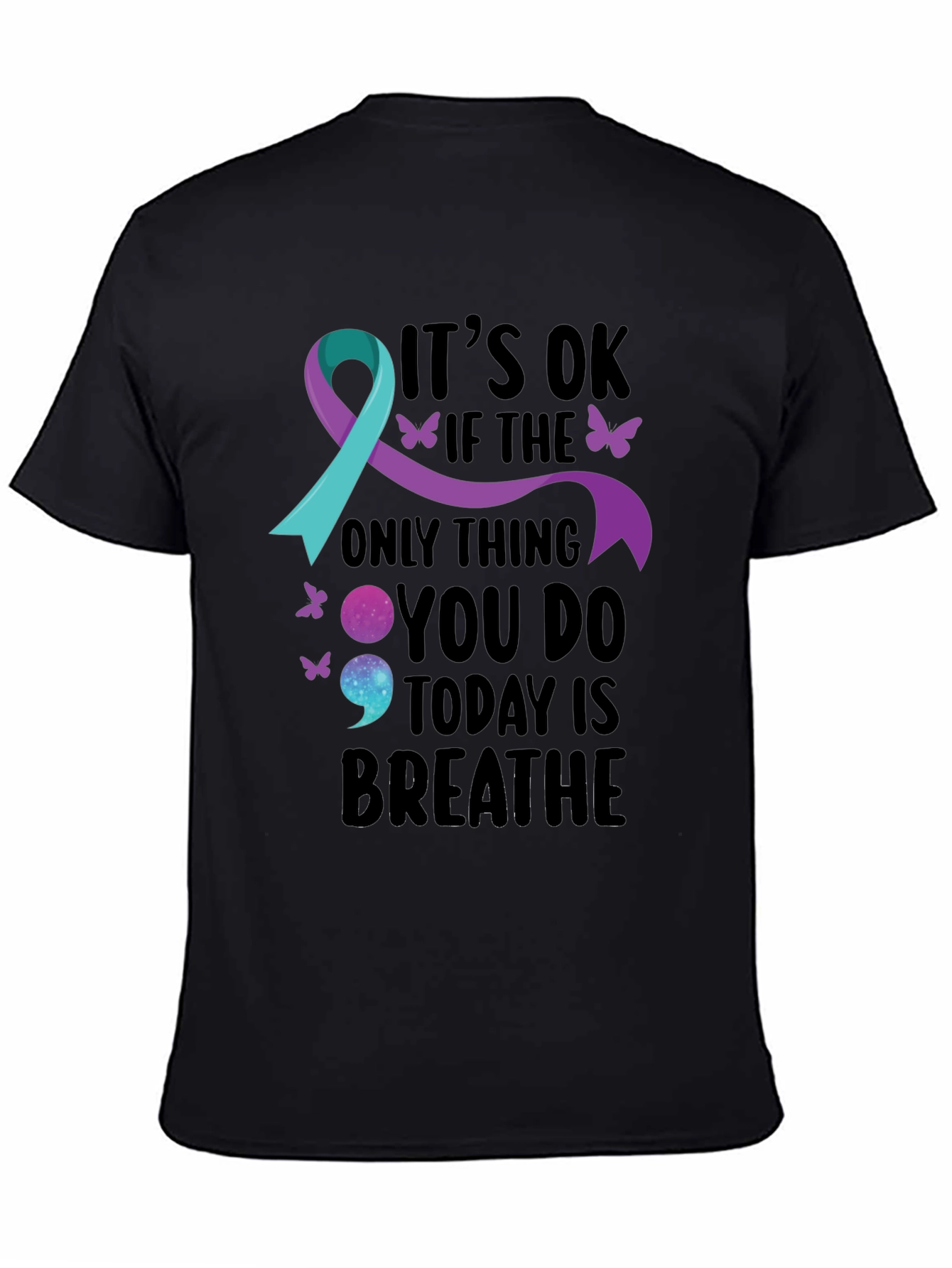 Its OK Breathe Mental Health Awareness T-Shirt